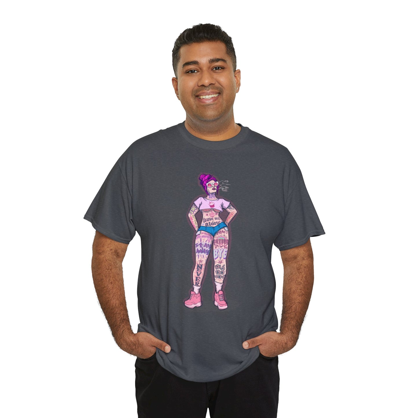 Antisocial Tattoos Unisex Heavy Cotton Tee