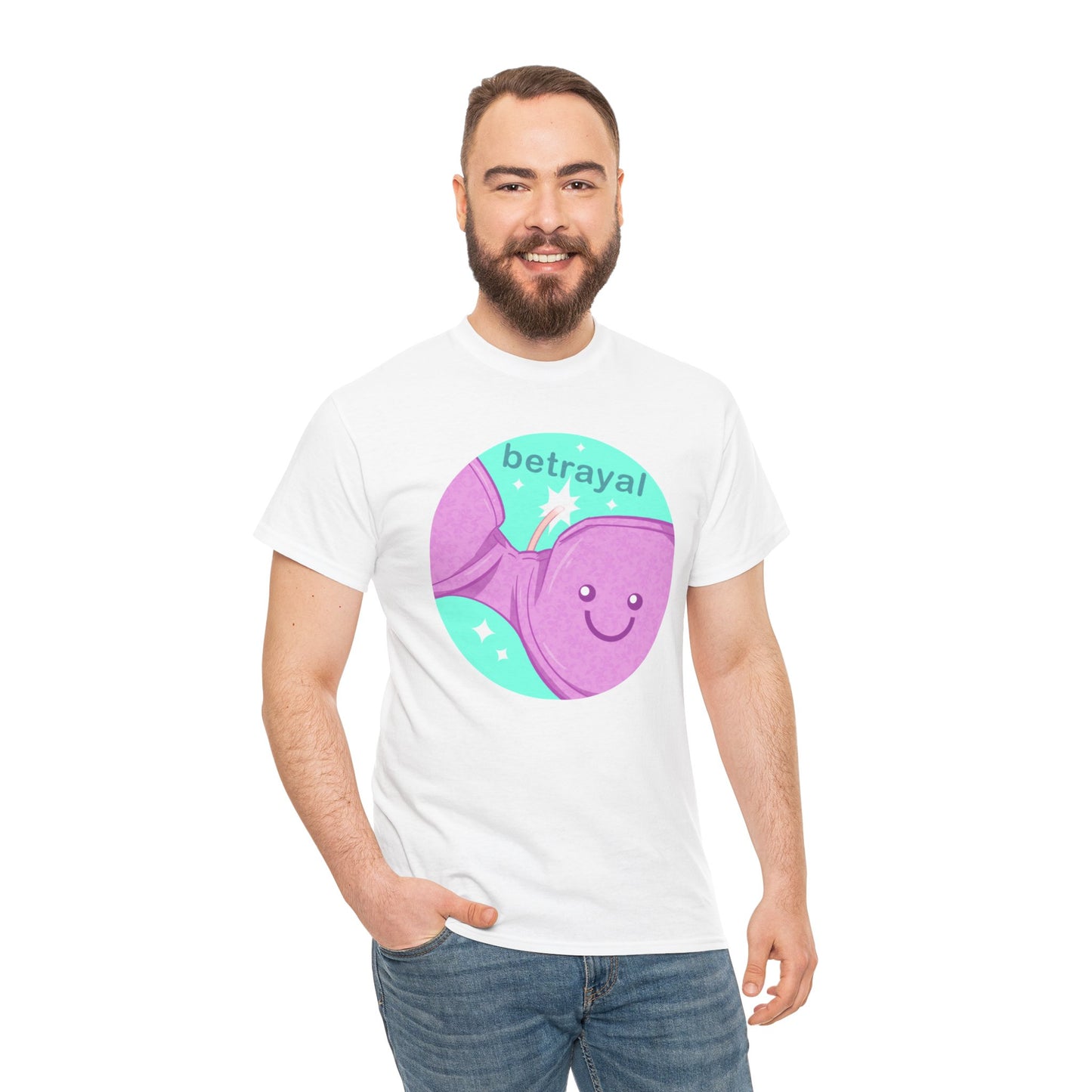 Bra Betrayal Unisex Heavy Cotton Tee
