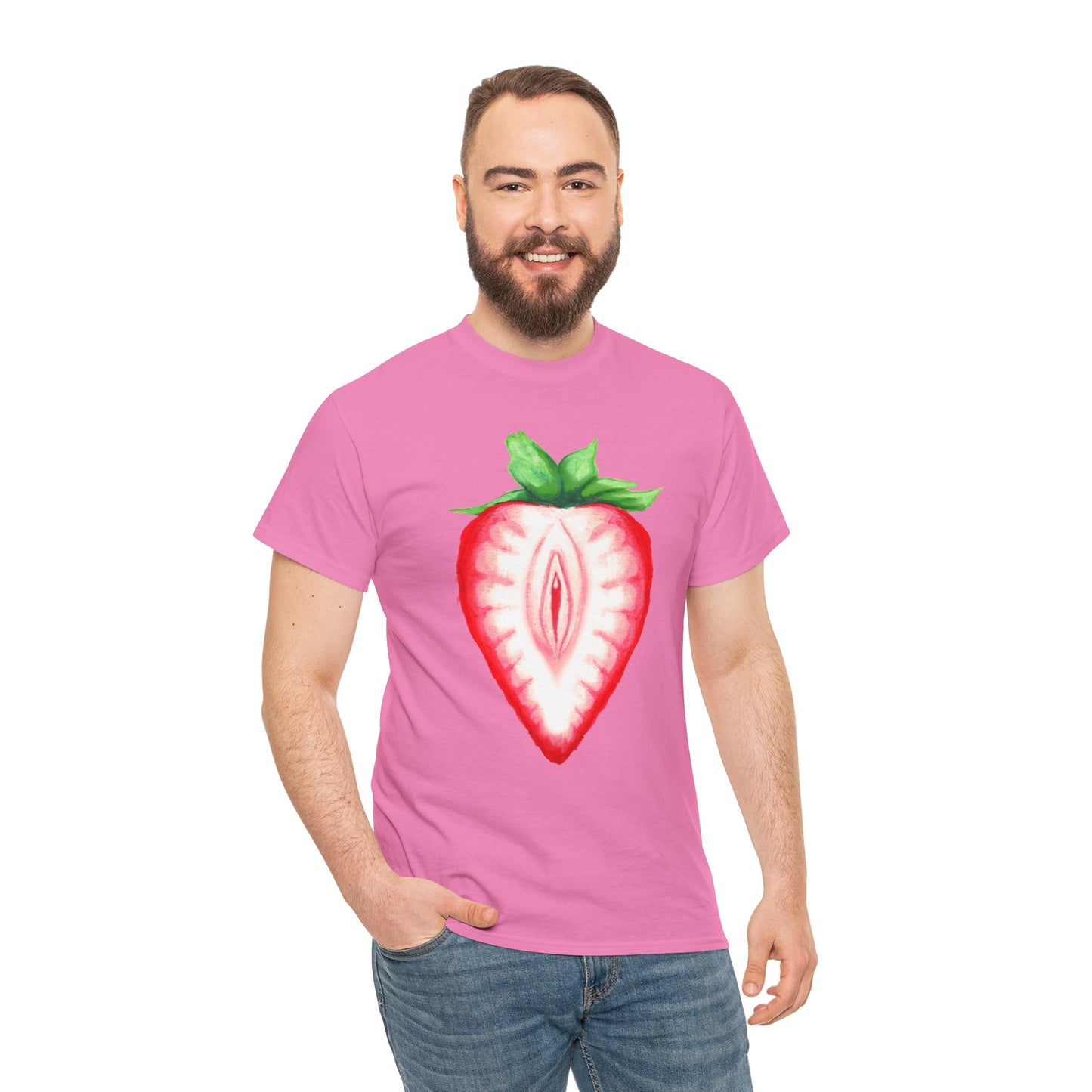 Juicy Strawberry Unisex Heavy Cotton Tee