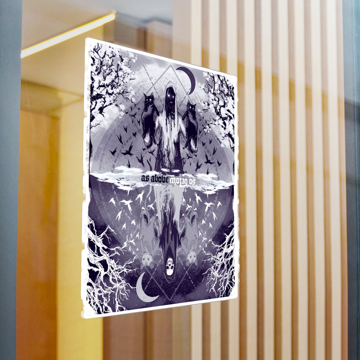 As Above So Below Kiss-Cut Vinyl Decal