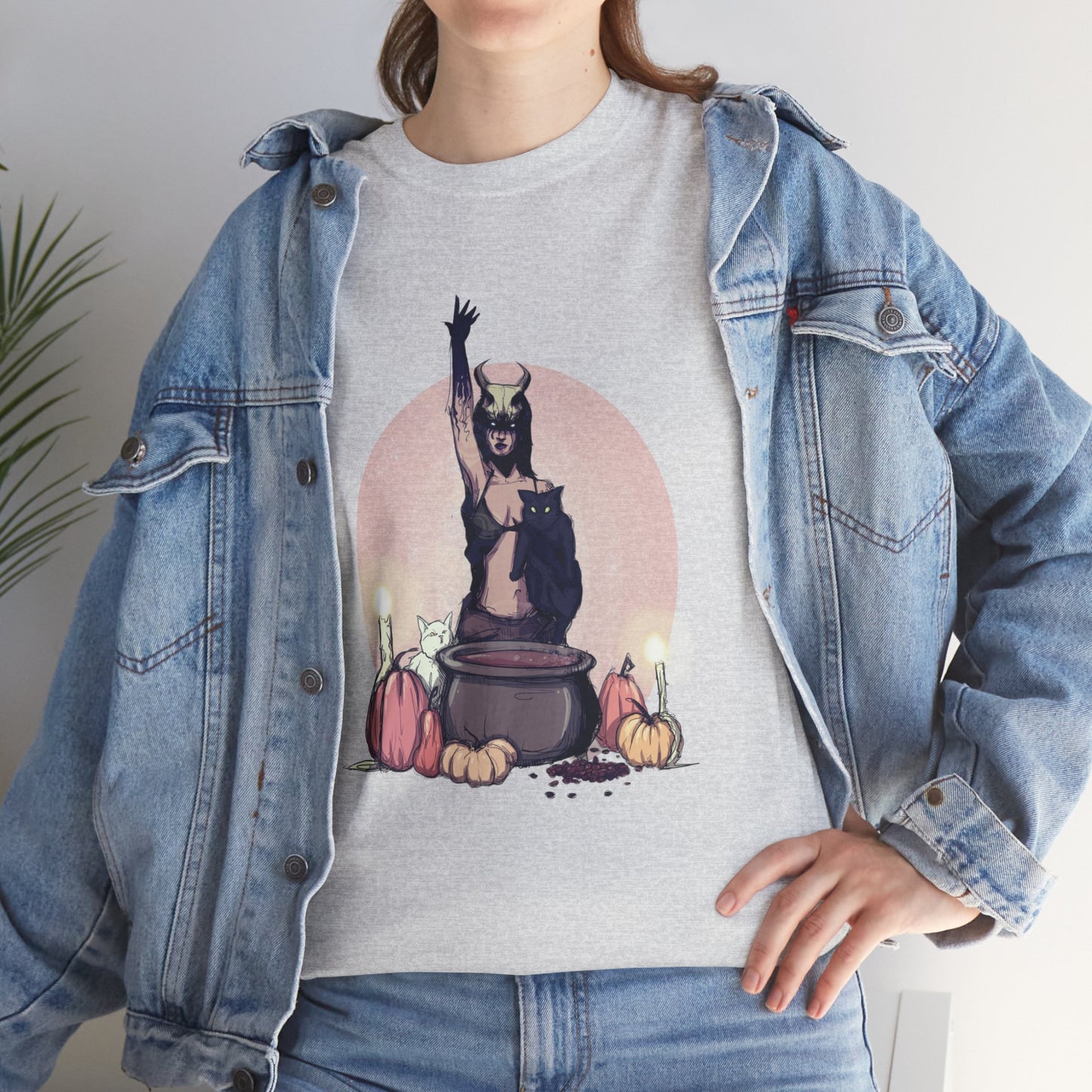 Coffee Witch Unisex Heavy Cotton Tee