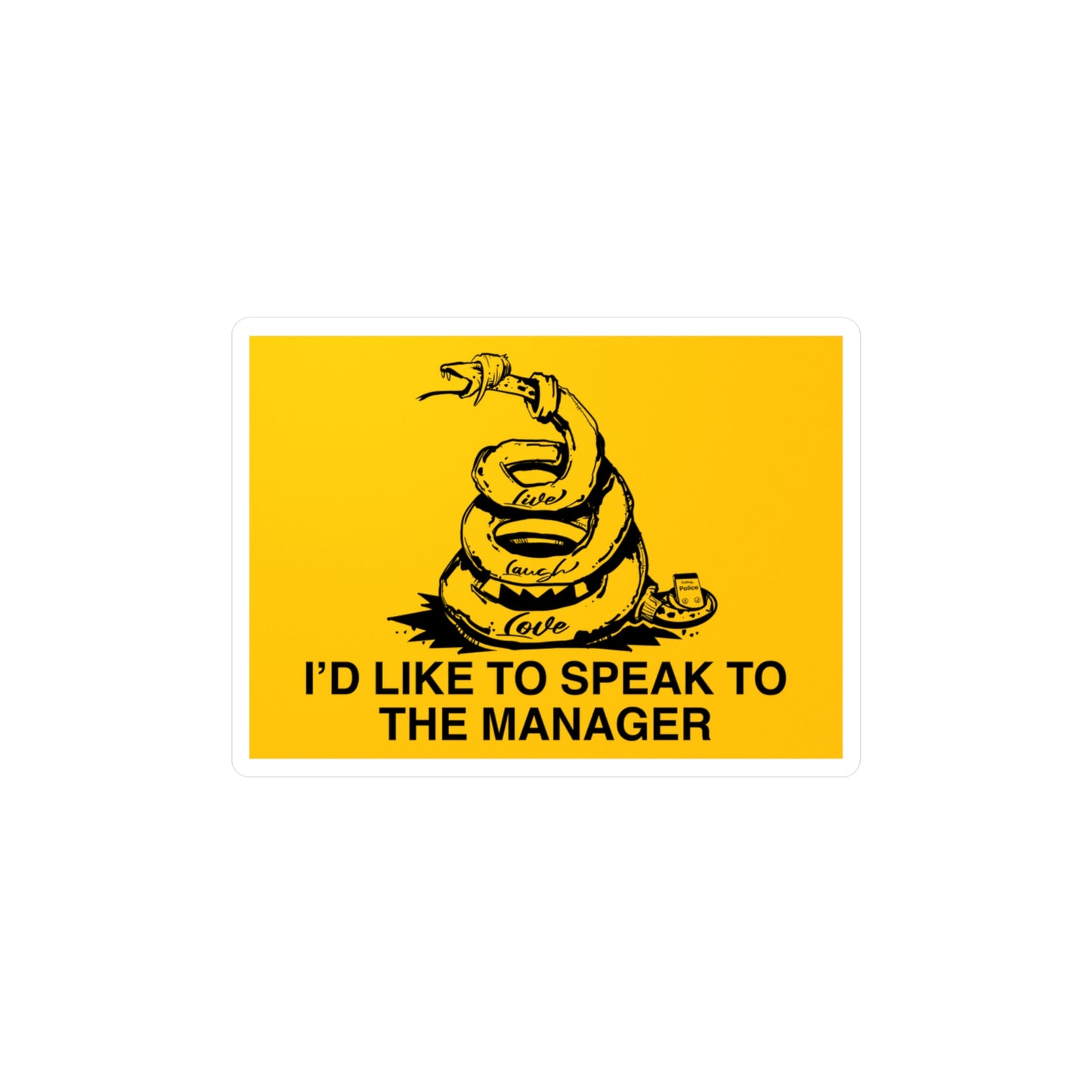 Gadsden Karen Kiss-Cut Vinyl Decal