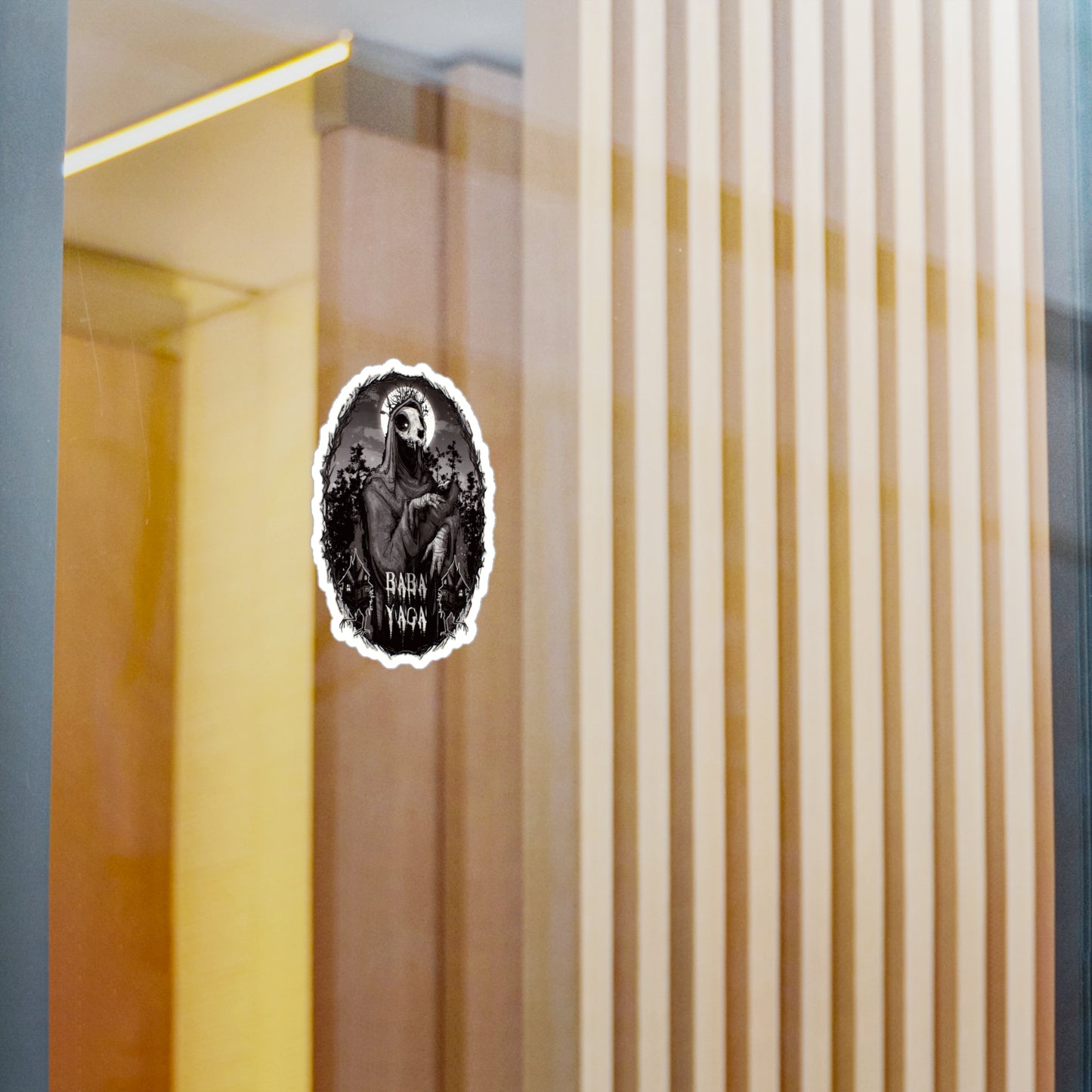 Baba Yaga Kiss-Cut Vinyl Decal