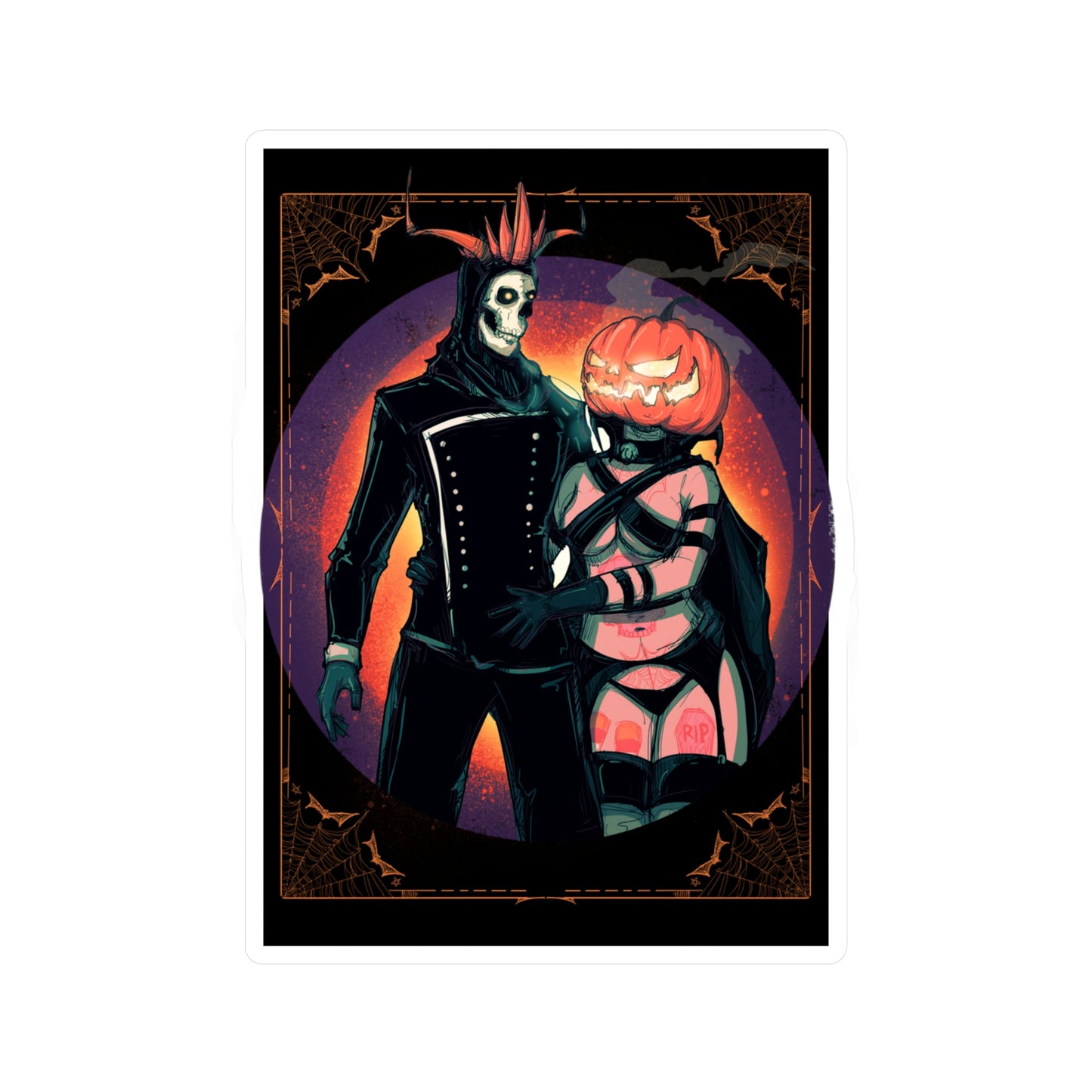 The King & Queen Kiss-Cut Vinyl Decal