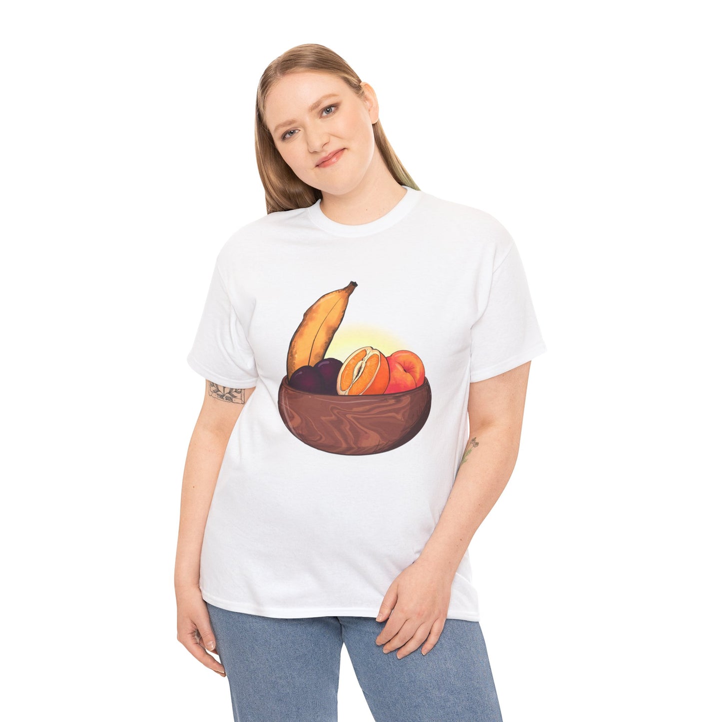 Adult Fruit Basket Unisex Heavy Cotton Tee