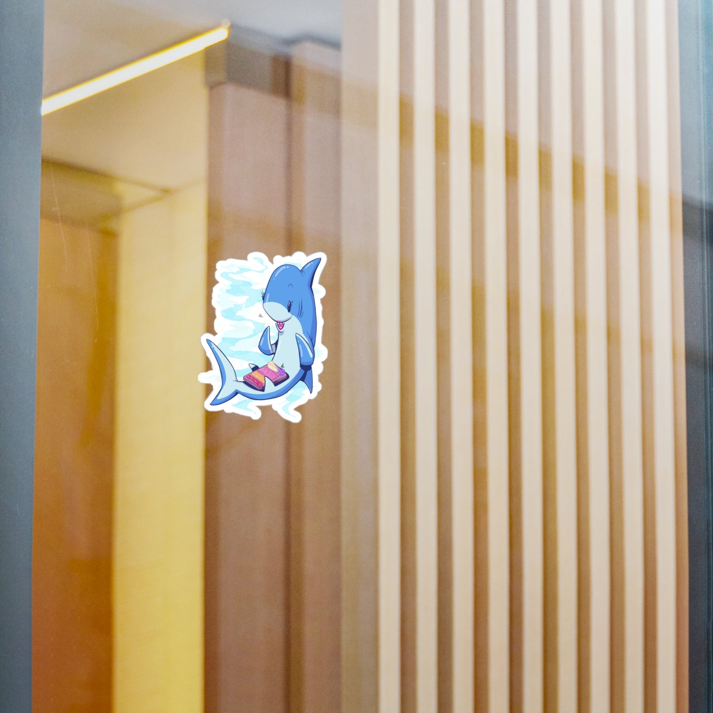 Shark-coochie Kiss-Cut Vinyl Decal