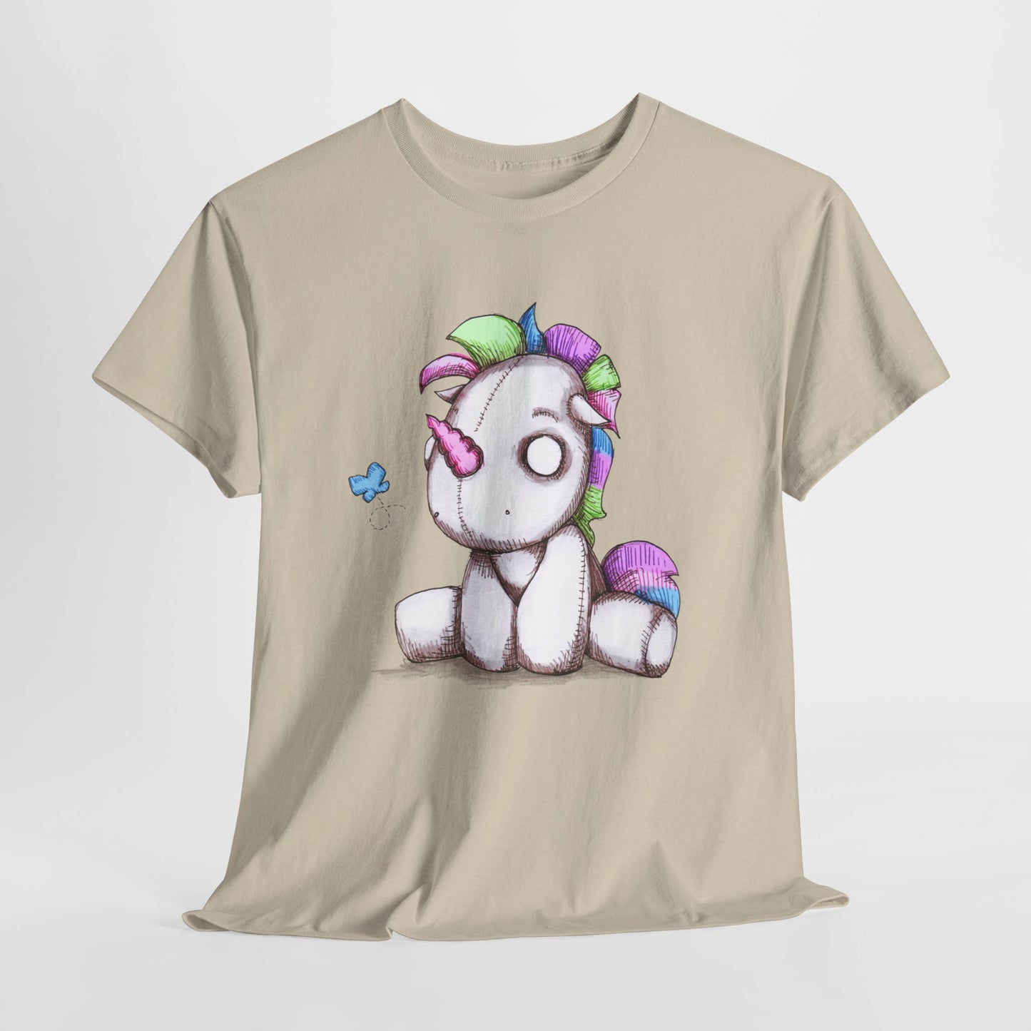 Plushie Unicorn Unisex Heavy Cotton Tee
