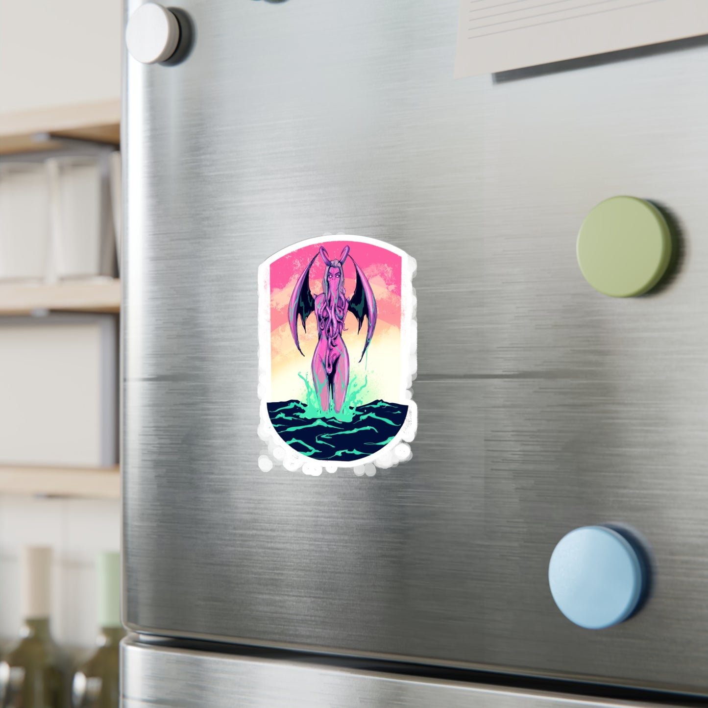 Lady Cthulhu Kiss-Cut Vinyl Decal