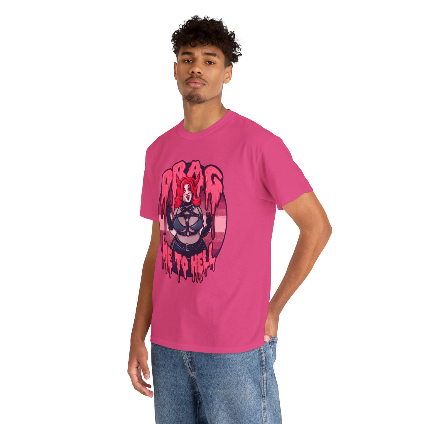 Drag Me To Hell Unisex Heavy Cotton Tee