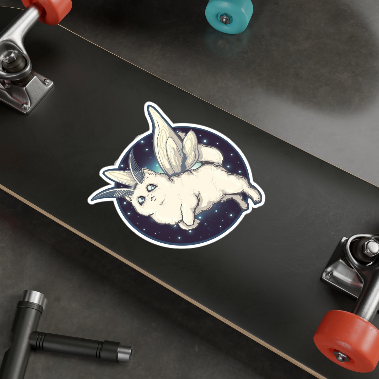 Kitty Moth Kiss-Cut Vinyl Decal