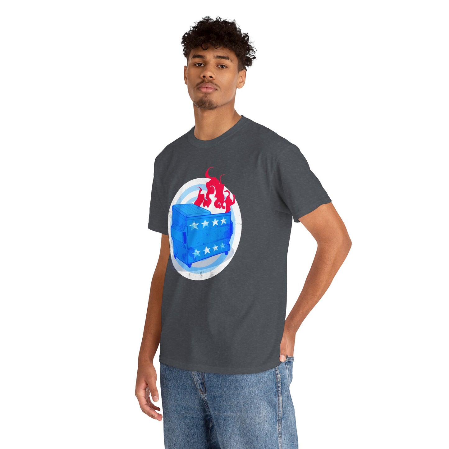 American Dumpster Firre Unisex Heavy Cotton Tee