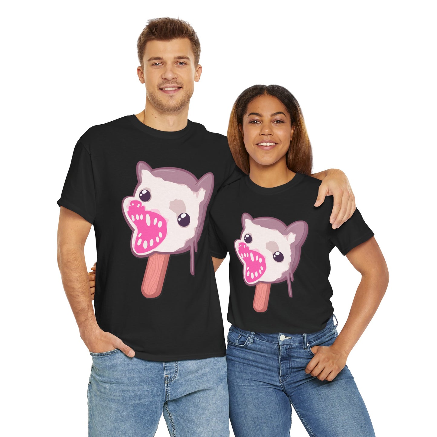 Opossum Popsicle Unisex Heavy Cotton Tee