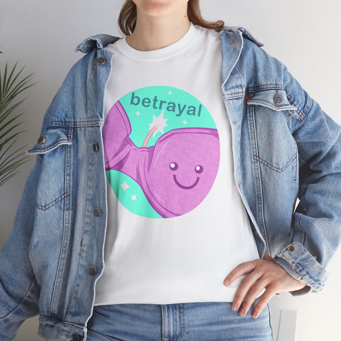 Bra Betrayal Unisex Heavy Cotton Tee