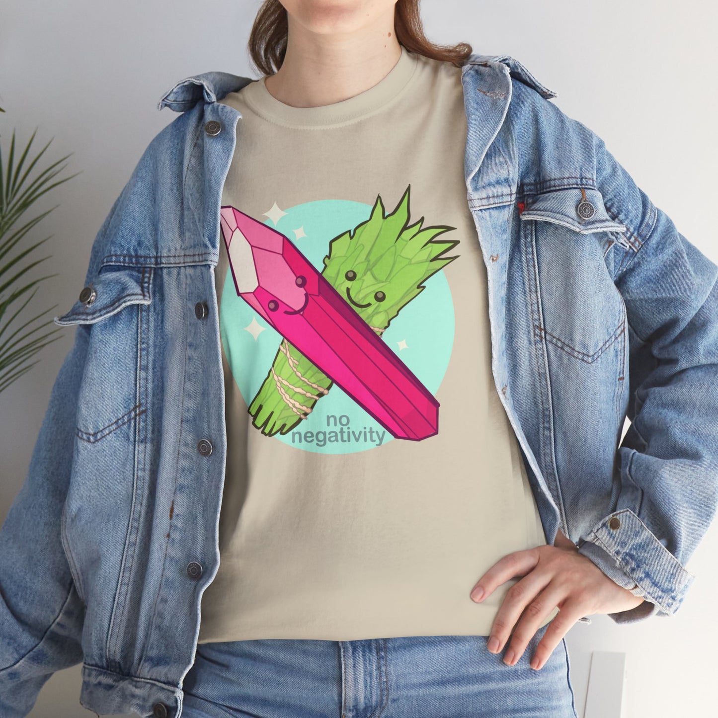No Negativity Unisex Heavy Cotton Tee