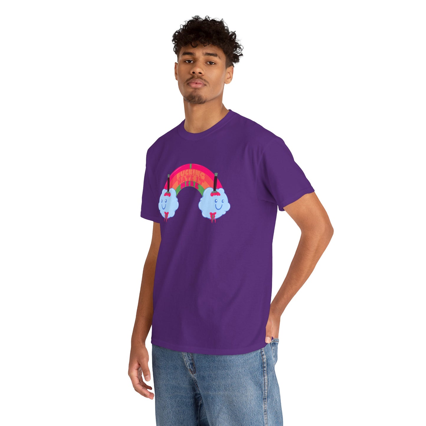 I Fucking Hate It Here Unisex Heavy Cotton Tee