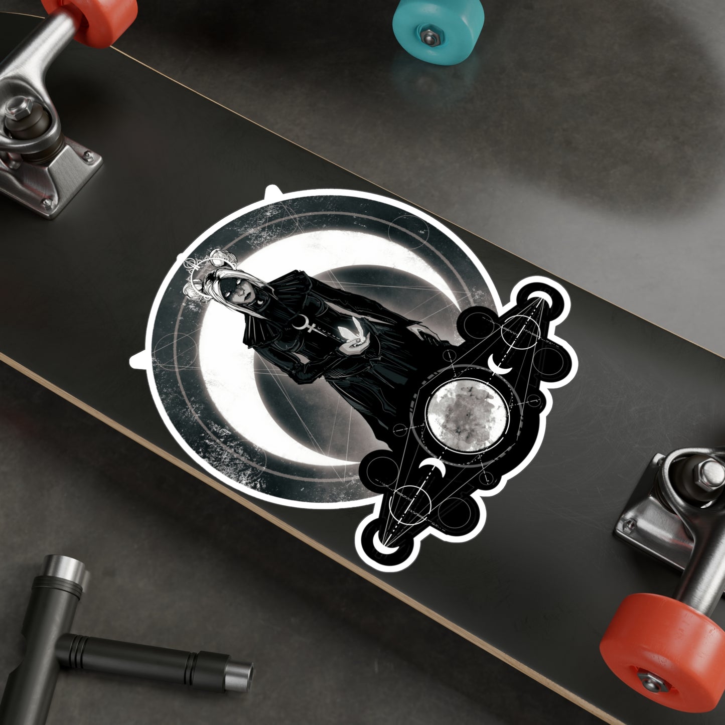 Moon Goddess Kiss-Cut Vinyl Decal