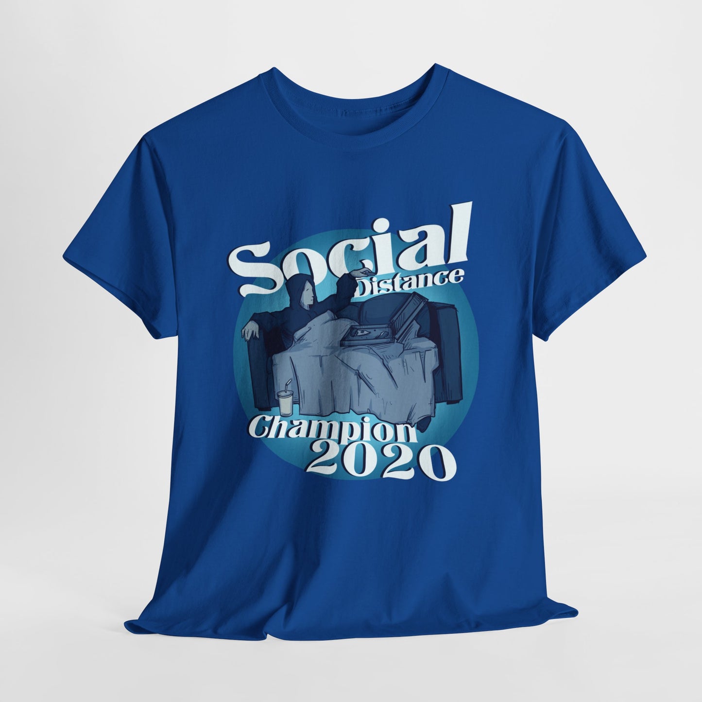 Social Distance Champion Unisex Heavy Cotton Tee
