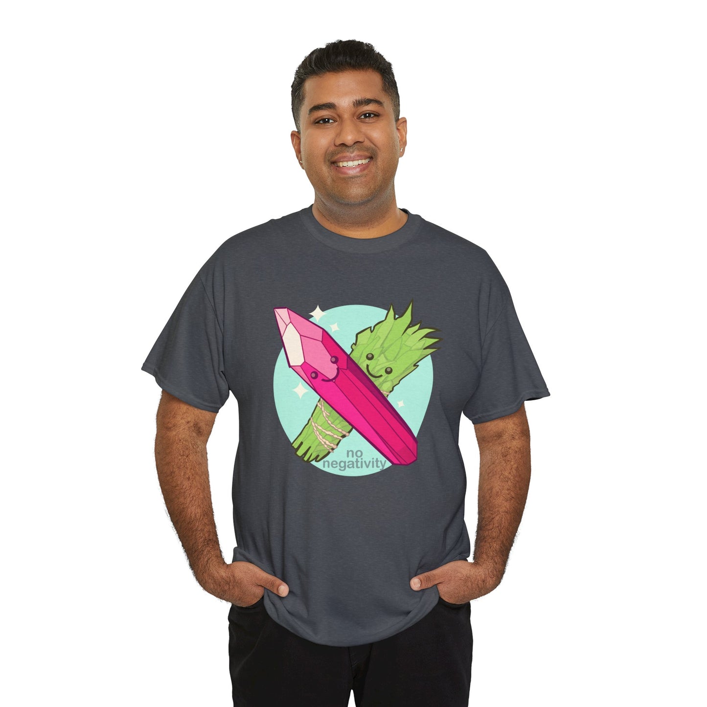 No Negativity Unisex Heavy Cotton Tee