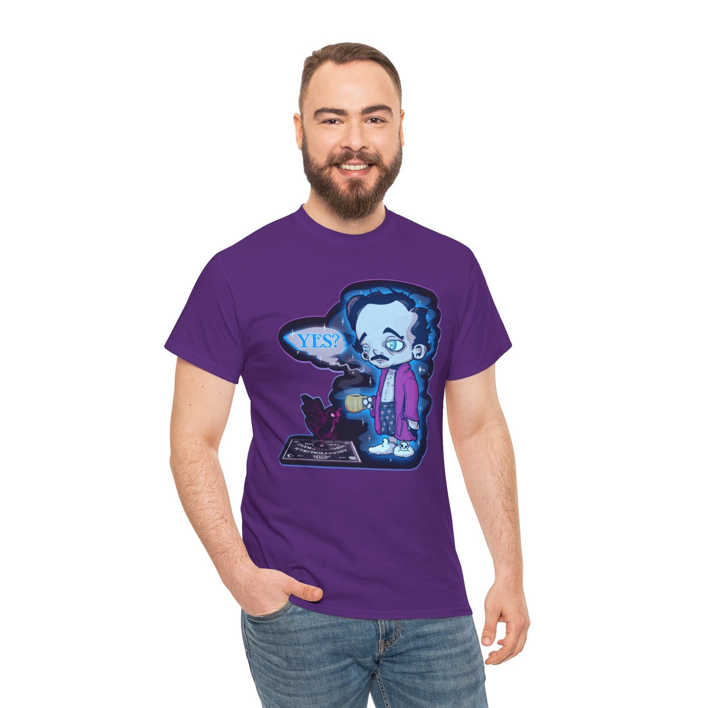Edgar Allan Ghost Unisex Heavy Cotton Tee