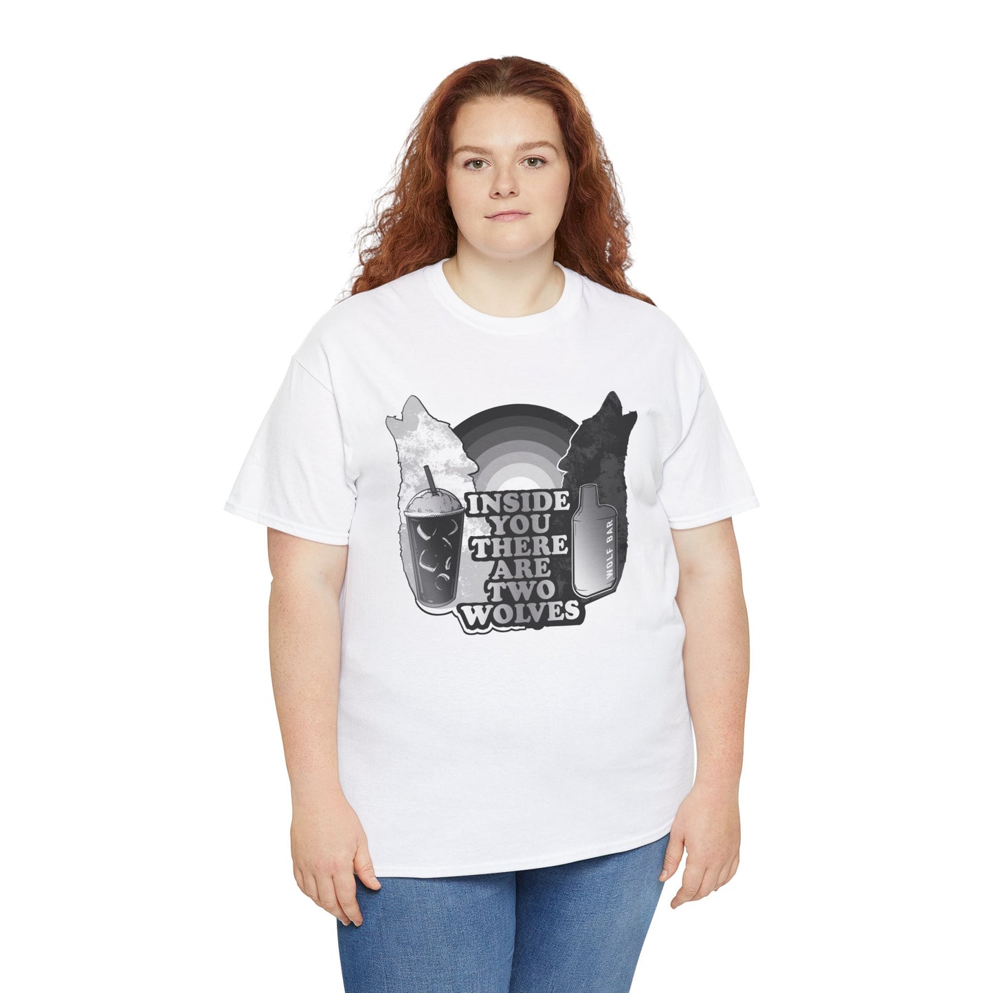 Two Wolves Unisex Heavy Cotton Tee