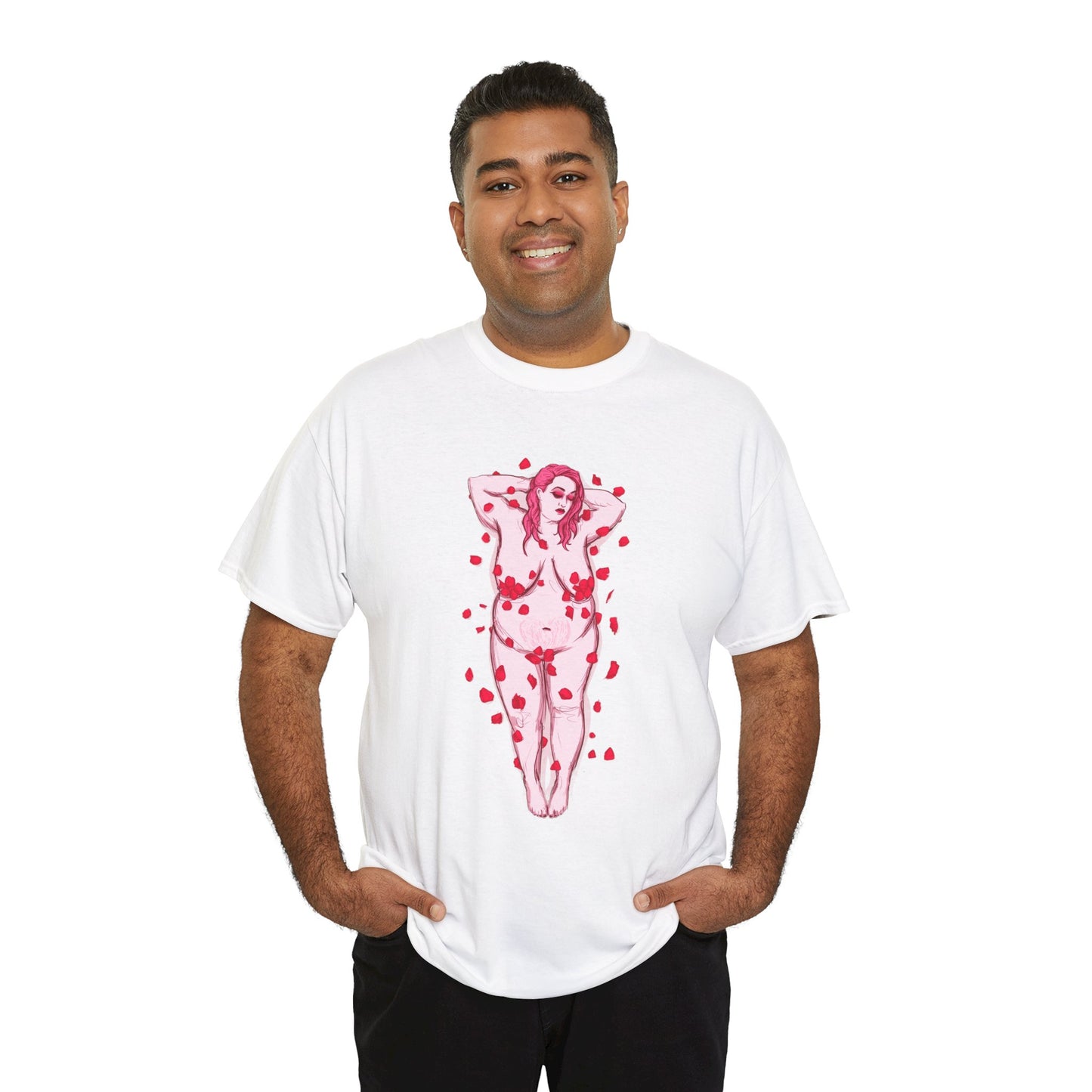 Stretch Heart Unisex Heavy Cotton Tee