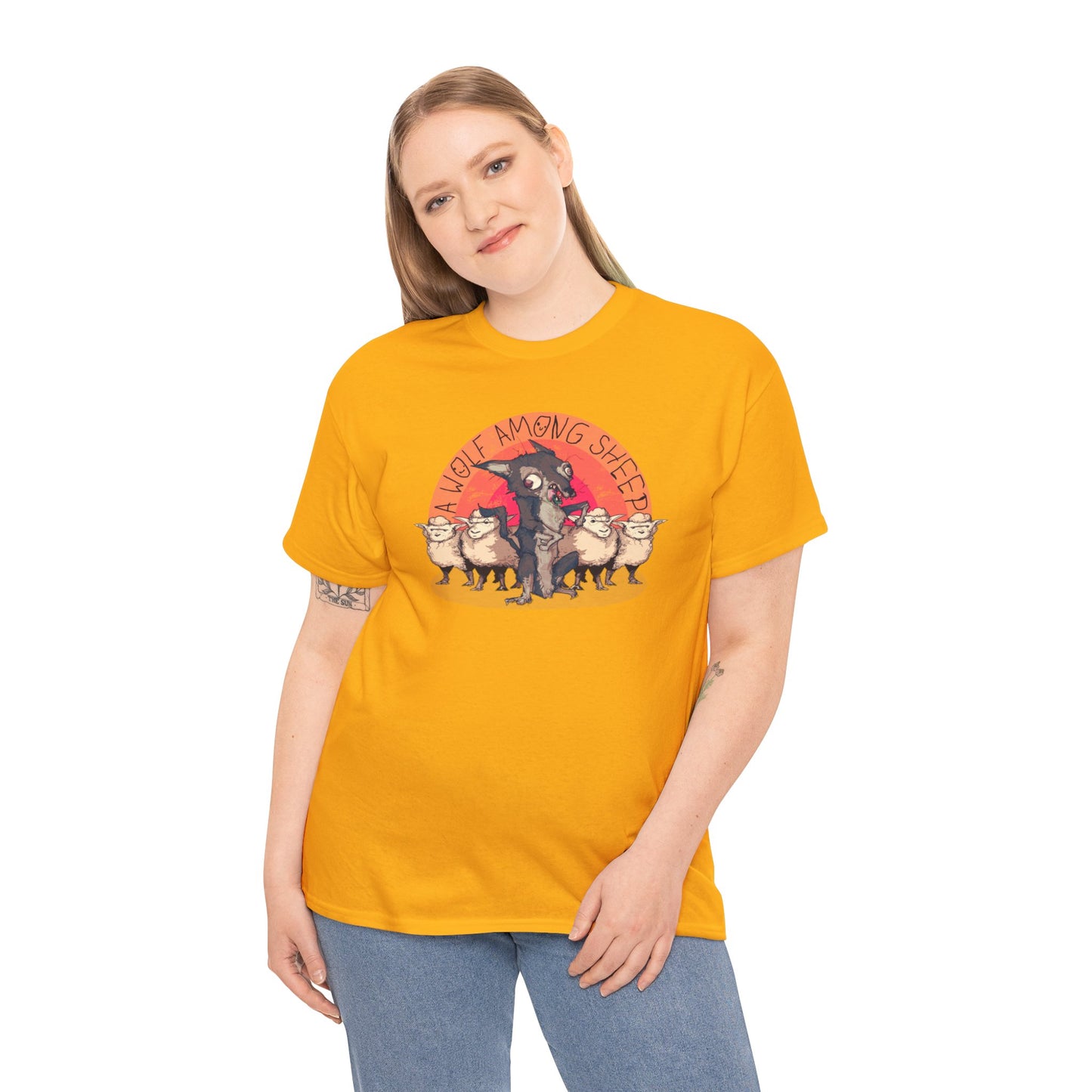 A Wolf Among Sheep Unisex Heavy Cotton Tee