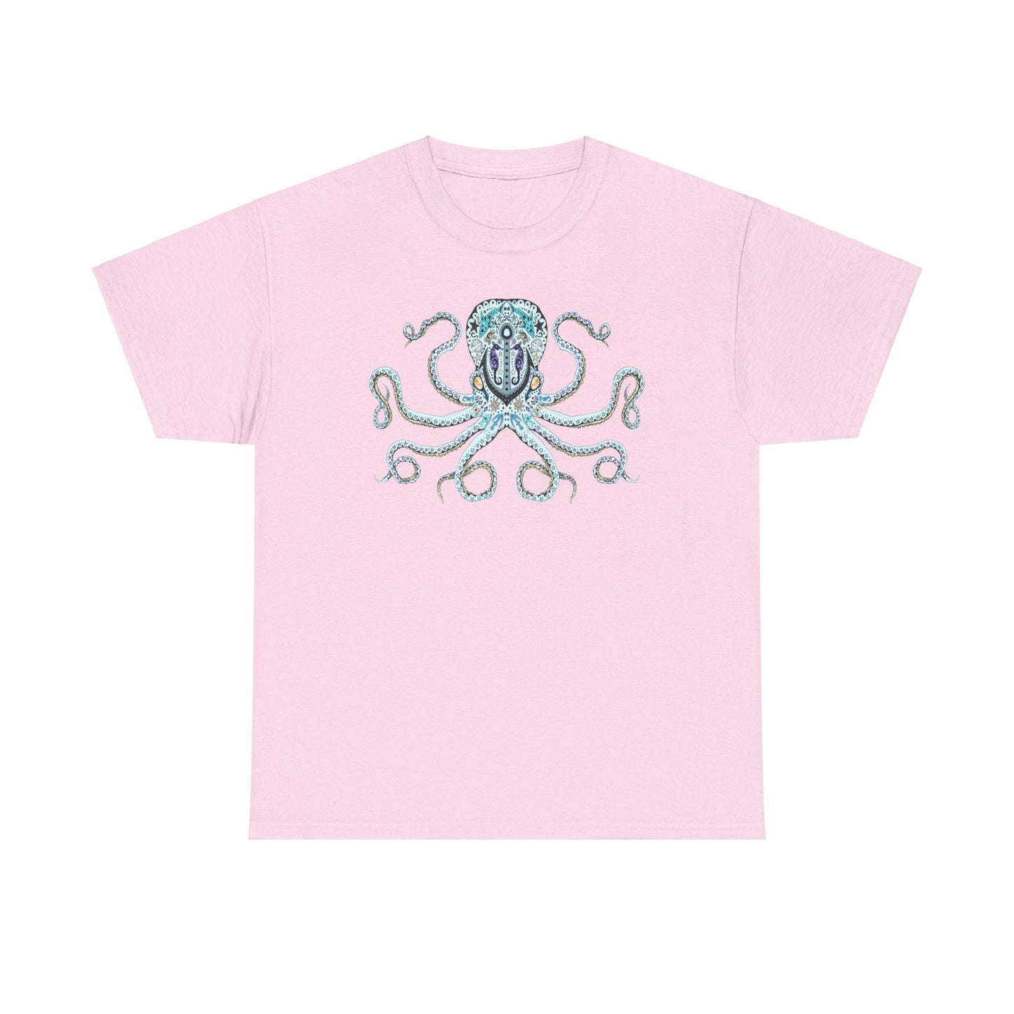 Octopus Sugar Skull Unisex Heavy Cotton Tee