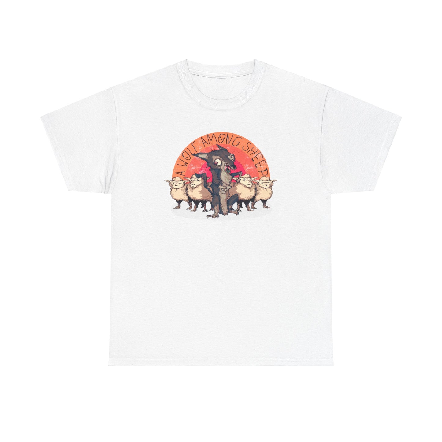 A Wolf Among Sheep Unisex Heavy Cotton Tee