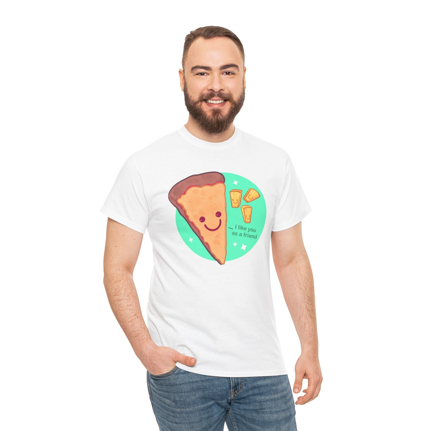 Just Friends Unisex Heavy Cotton Tee