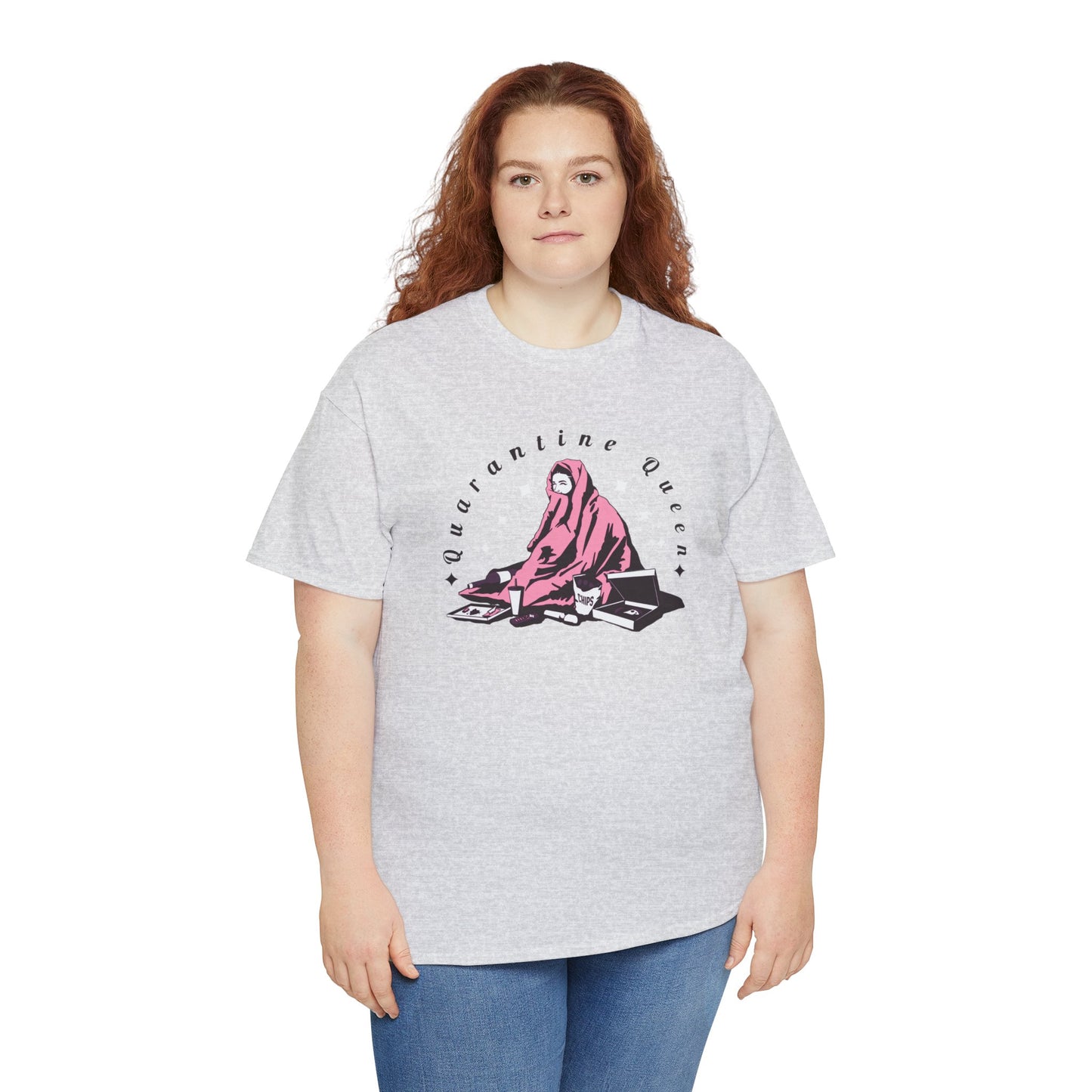 Quarantine Queen Unisex Heavy Cotton Tee