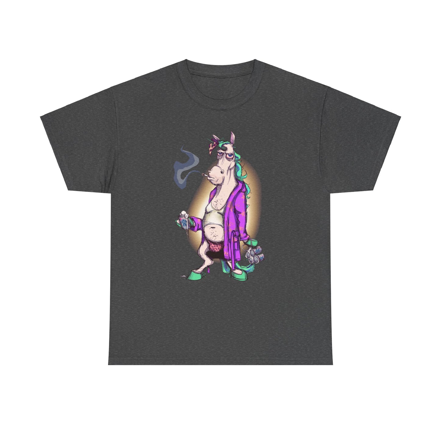 Dontgiveafuckacorn Unisex Heavy Cotton Tee