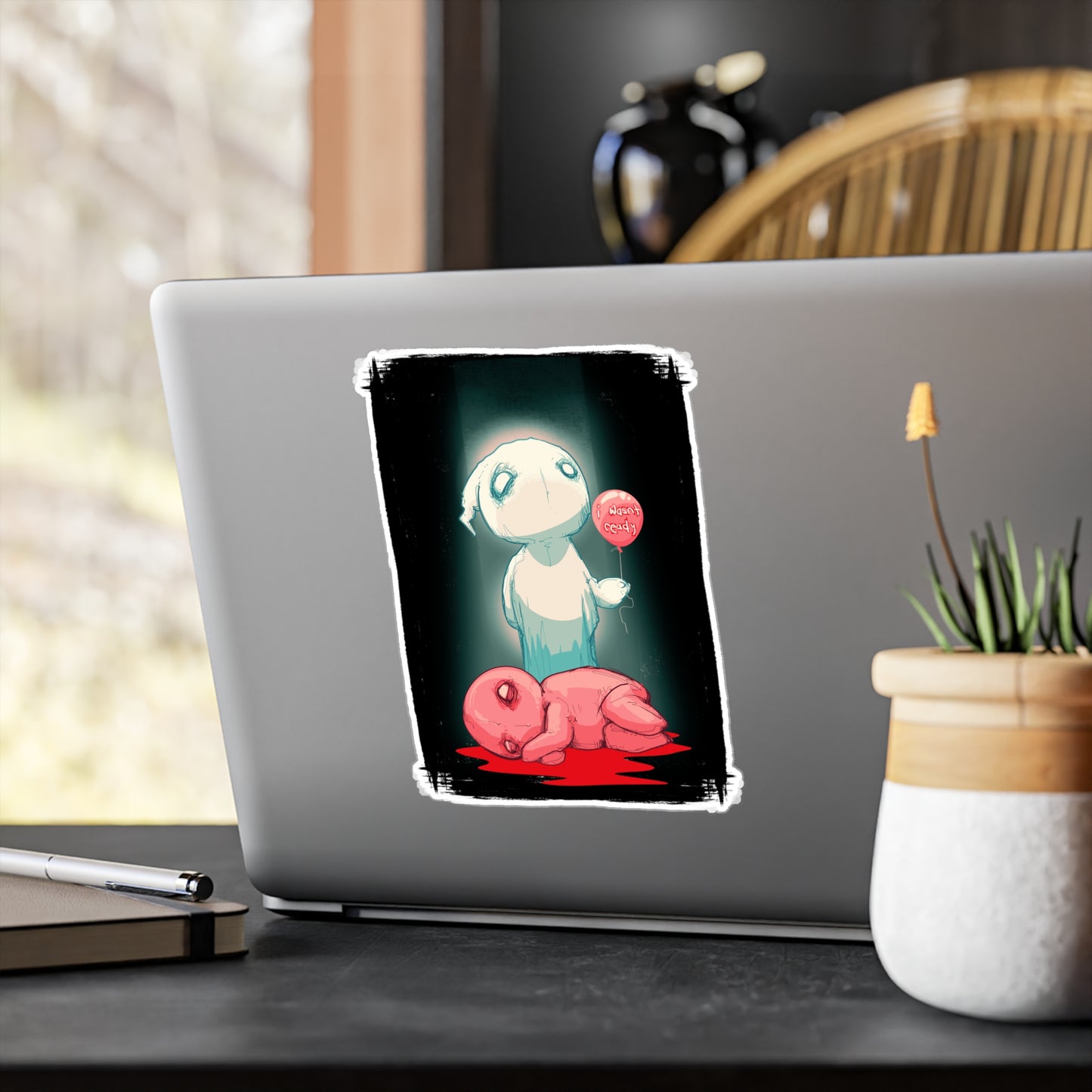 I Wasn't Ready Kiss-Cut Vinyl Decal