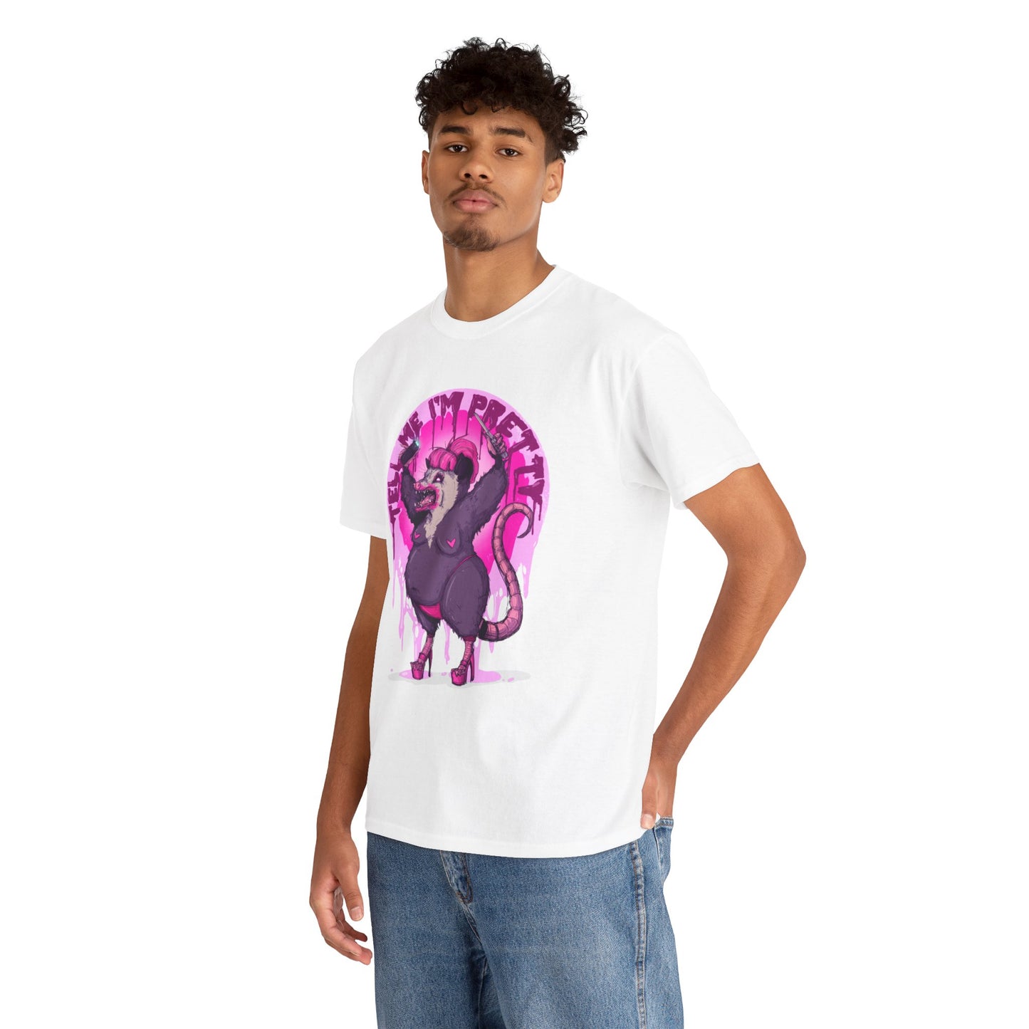 Pretty Opossum Unisex Heavy Cotton Tee