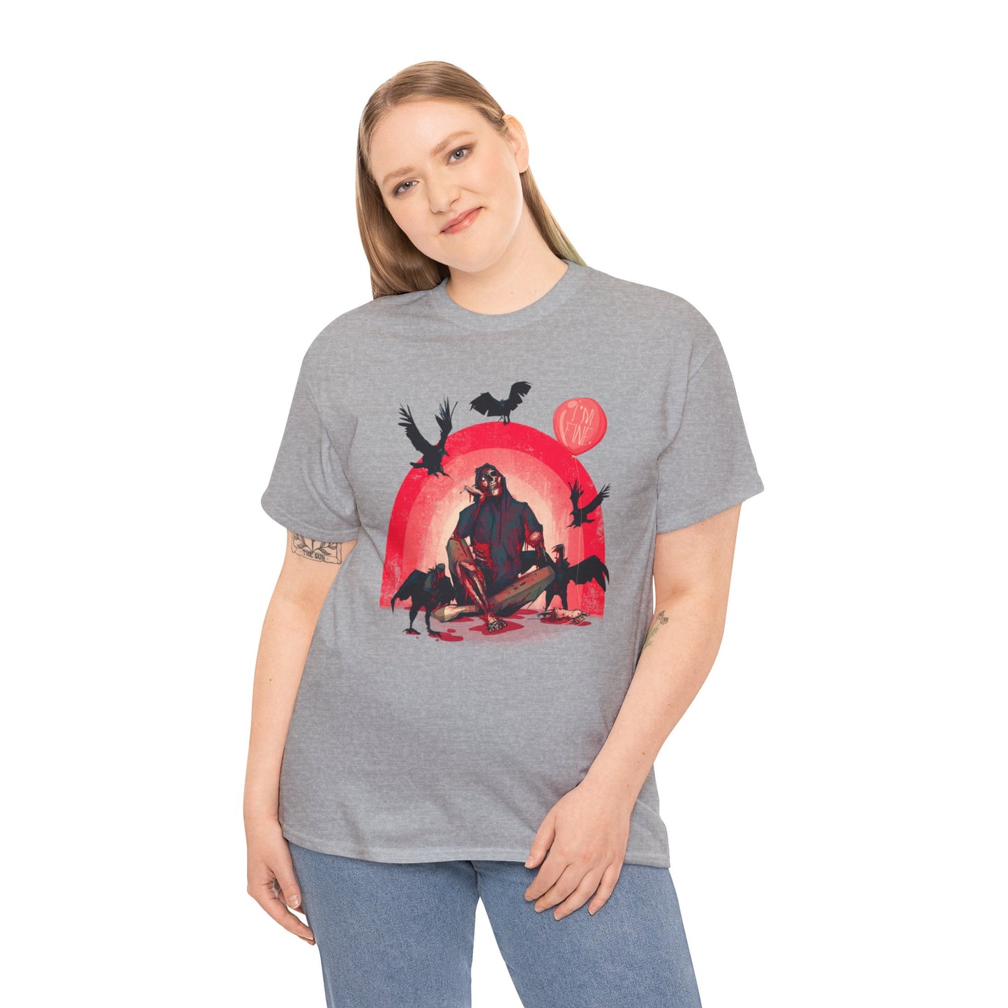 I'm Fine Unisex Heavy Cotton Tee