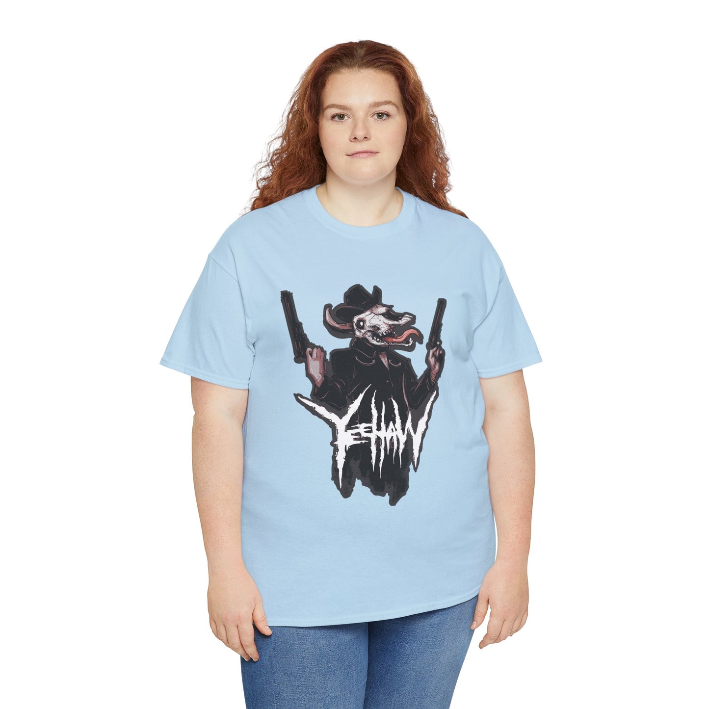 Cowboy Metal Unisex Heavy Cotton Tee