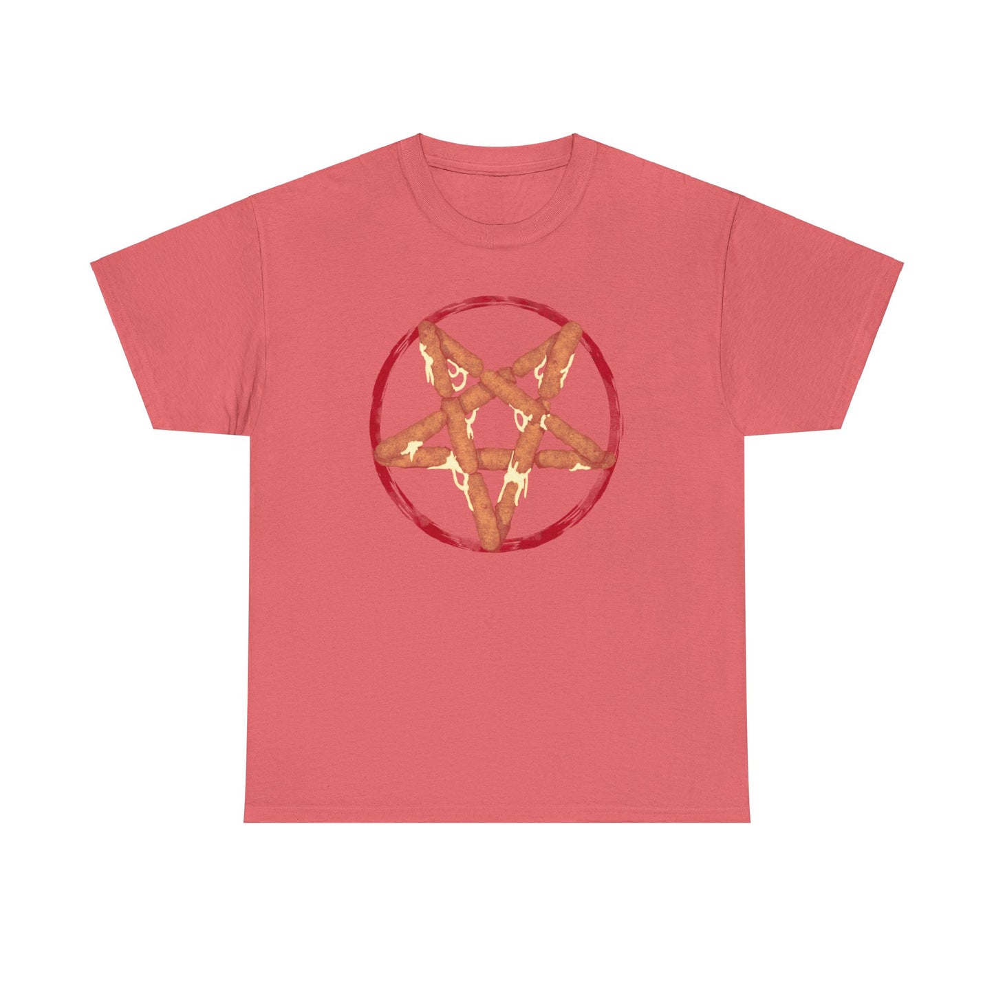 Mozzarella Stick Pentagram Unisex Heavy Cotton Tee