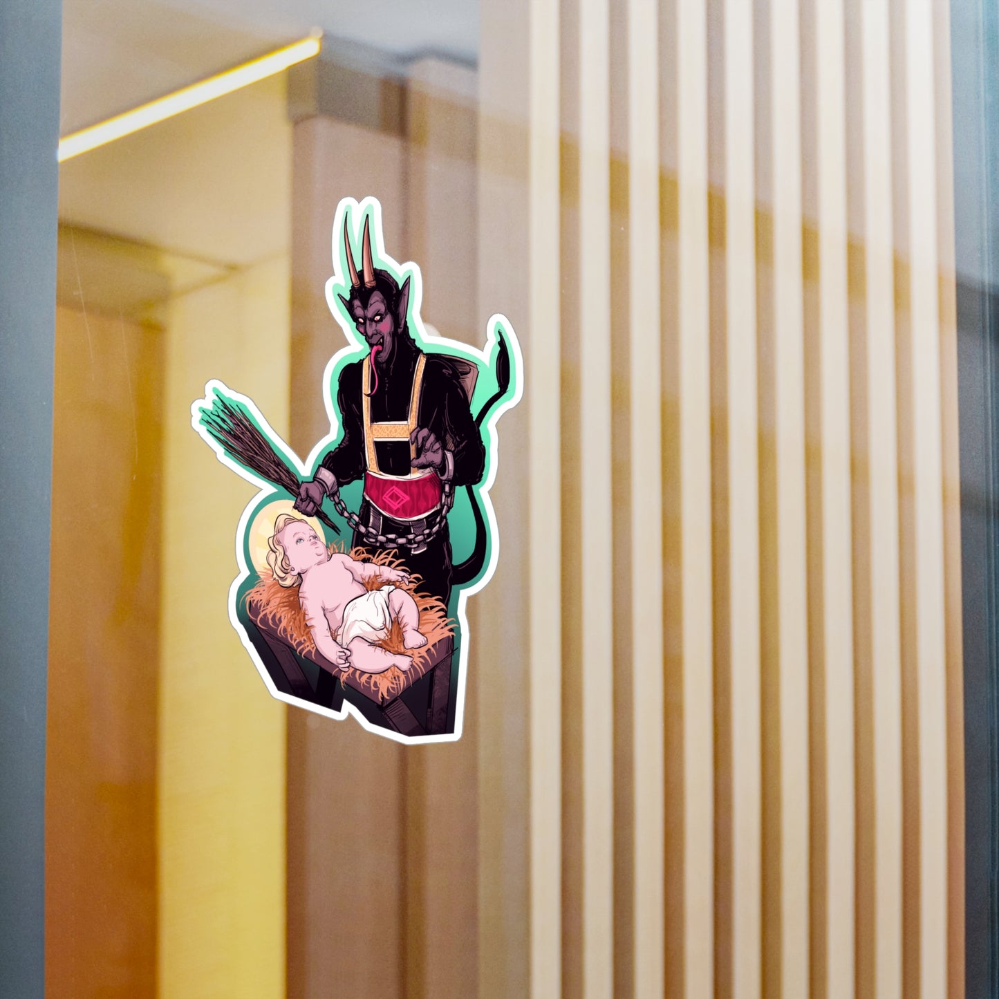 The First Krampus Kiss-Cut Vinyl Decal