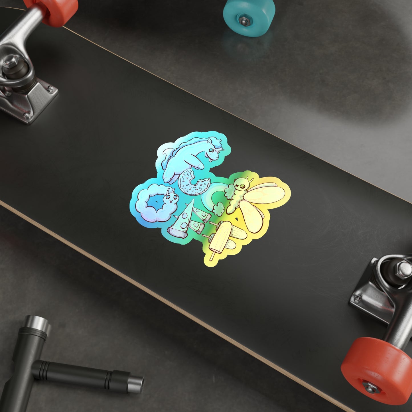 Majestic AF II Holographic Die-cut Stickers