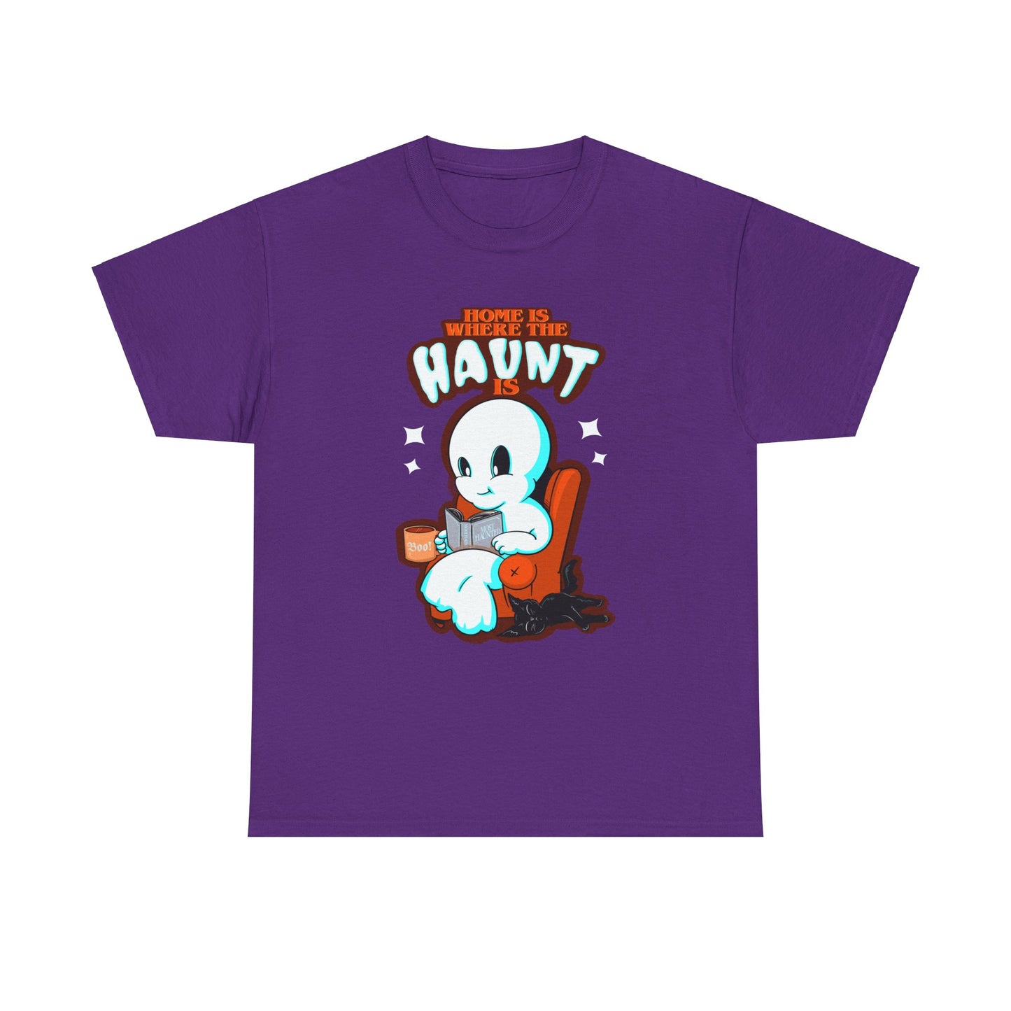 Home Is Where The Haunt Is Unisex Heavy Cotton Tee