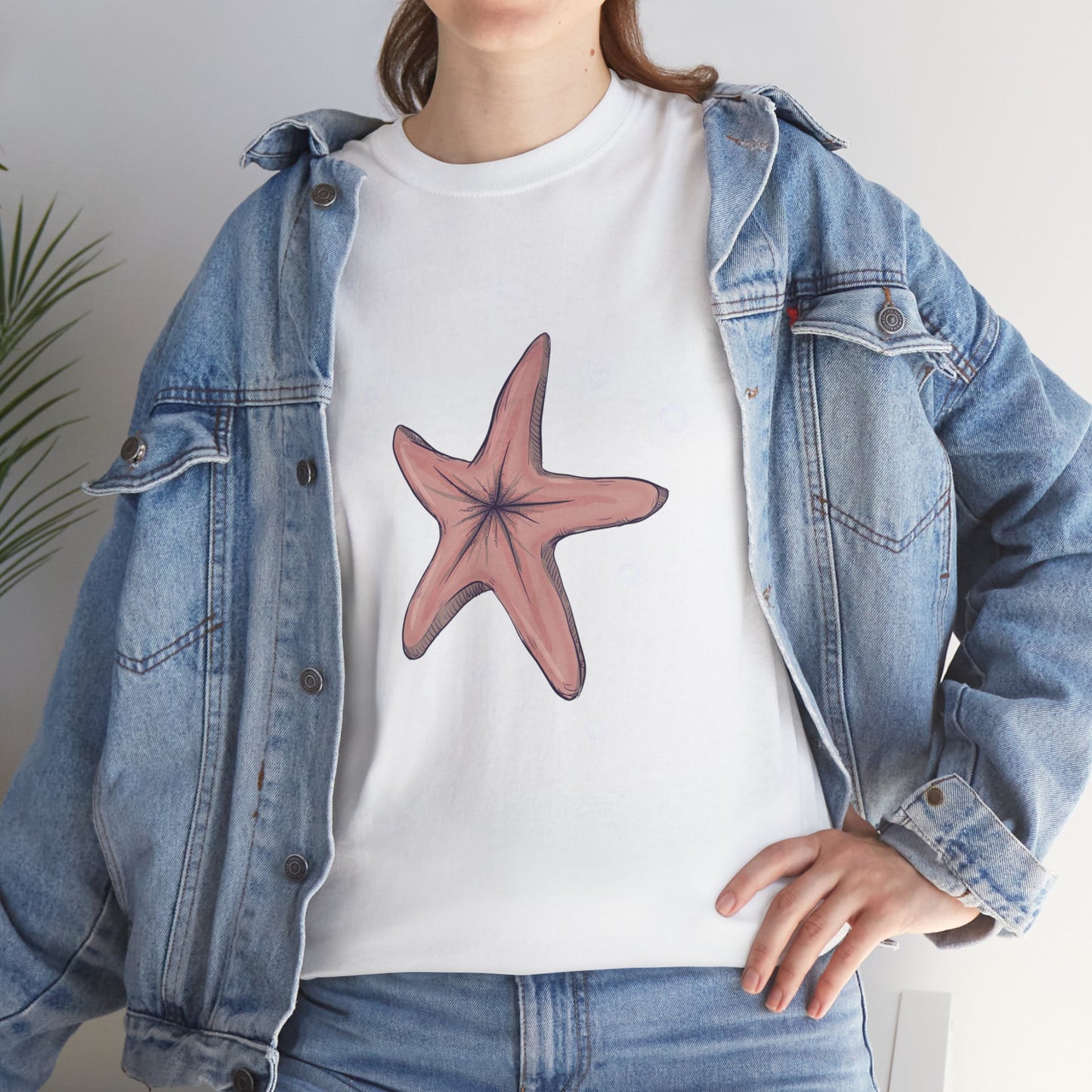 Chocolate Starfish Unisex Heavy Cotton Tee