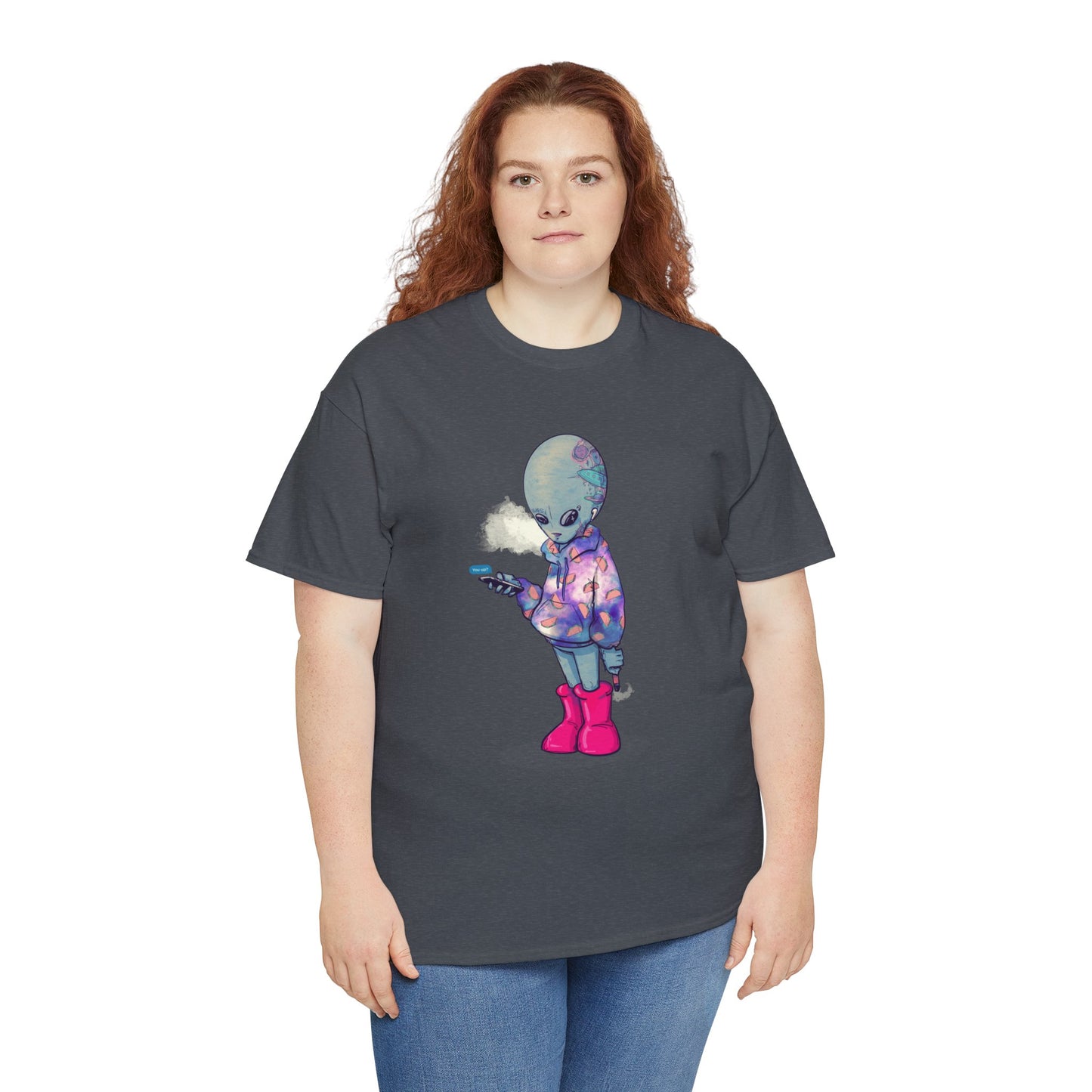 Earth Alien Unisex Heavy Cotton Tee