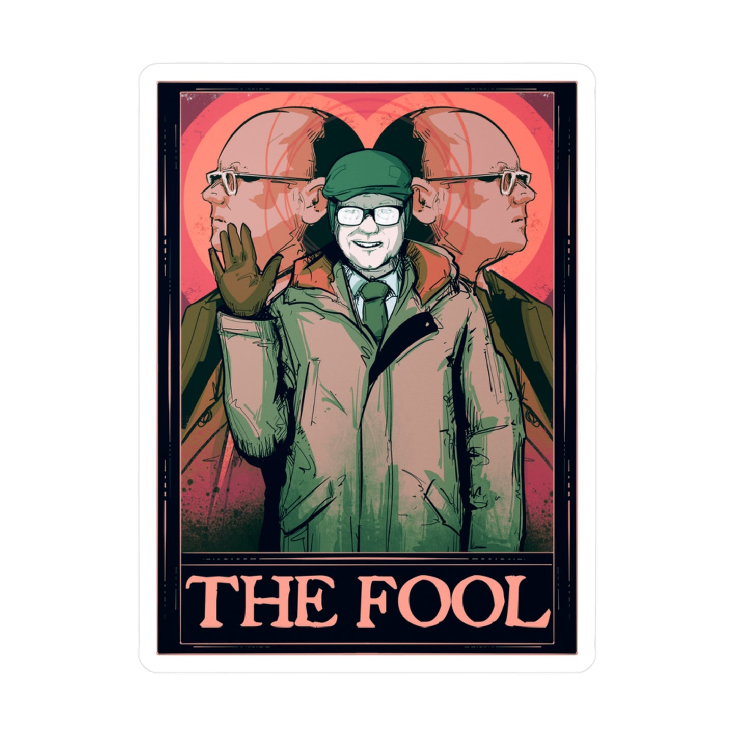 The Vampire Fool Kiss-Cut Vinyl Decal