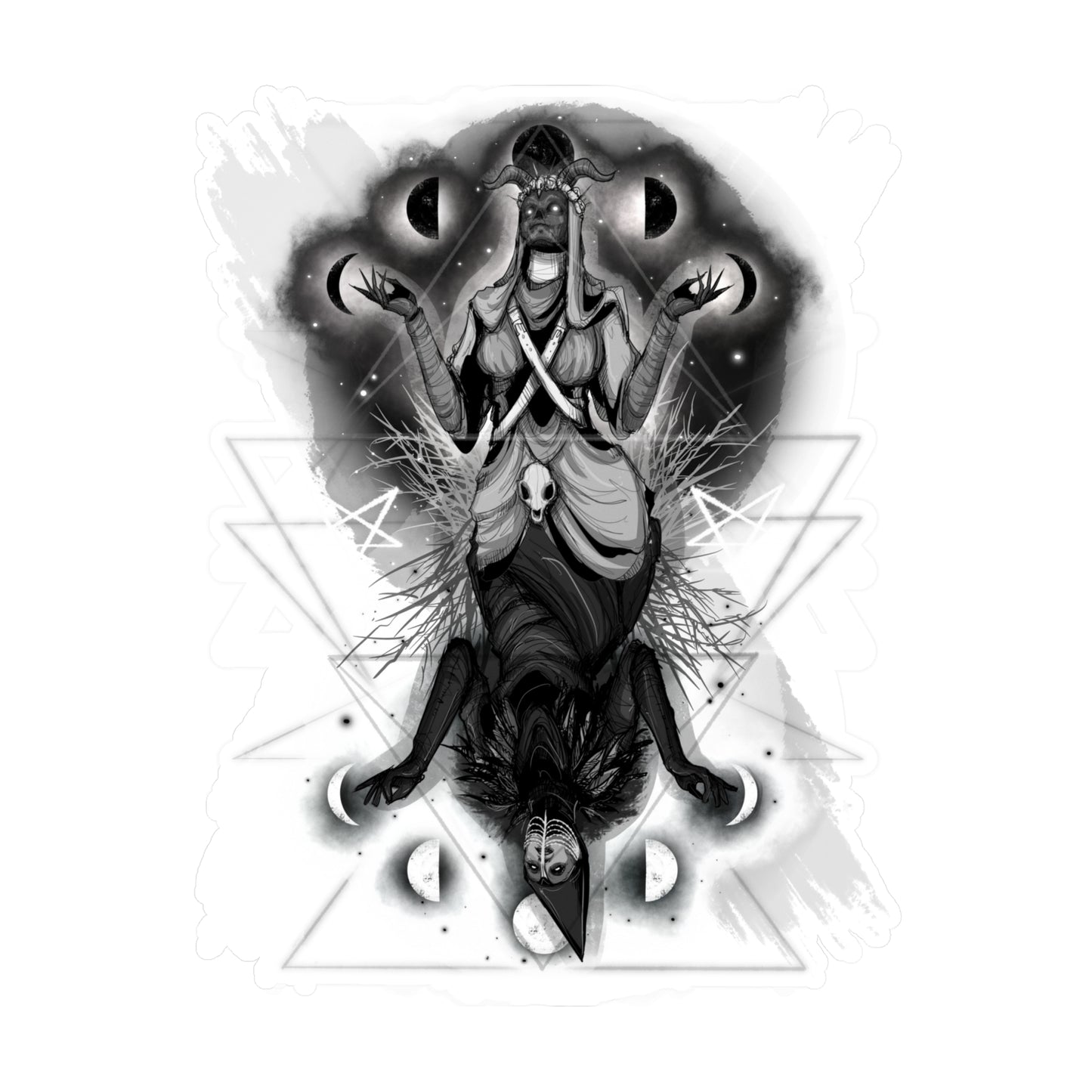 As Above So Below The Witches Kiss-Cut Vinyl Decal