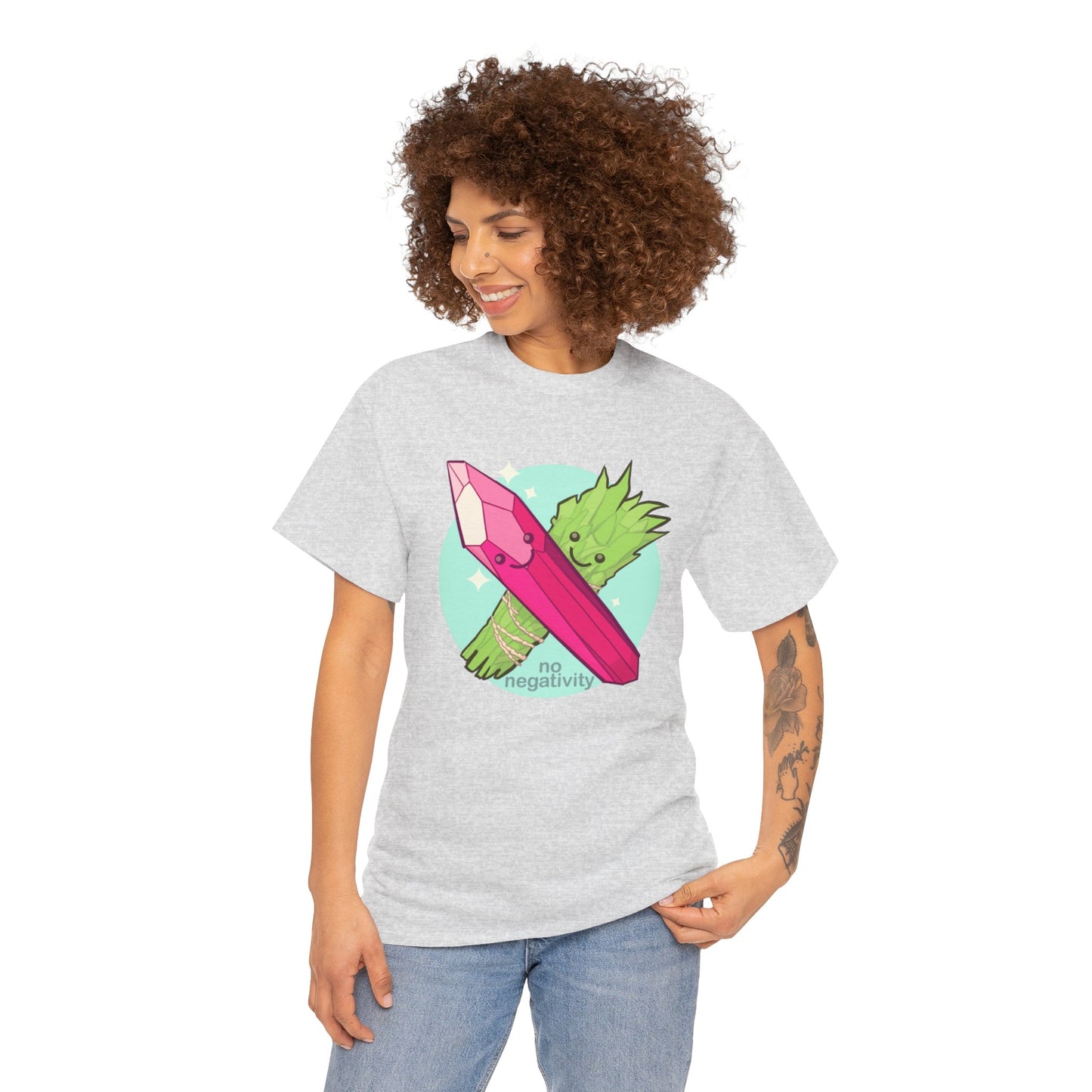 No Negativity Unisex Heavy Cotton Tee
