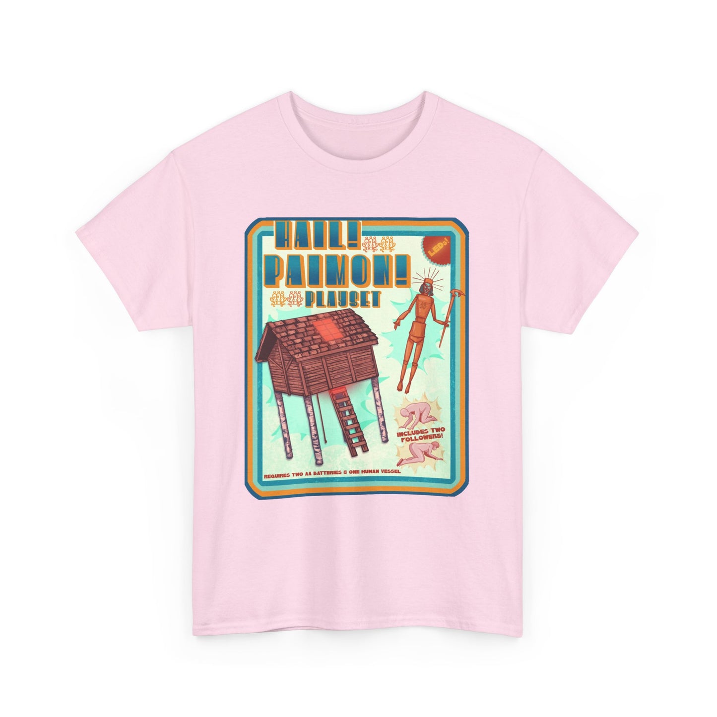 Hail Paimon Playset Unisex Heavy Cotton Tee