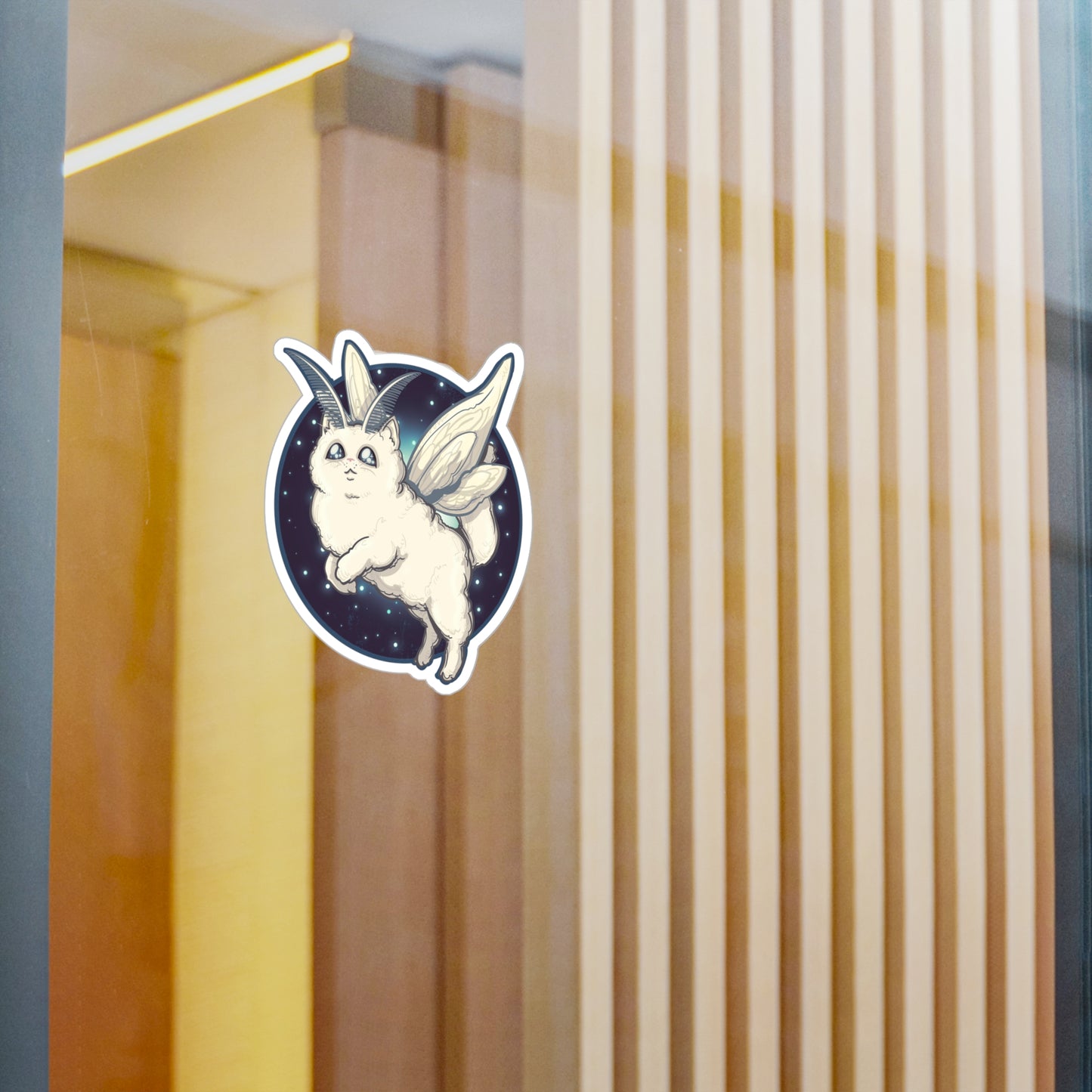 Kitty Moth Kiss-Cut Vinyl Decal