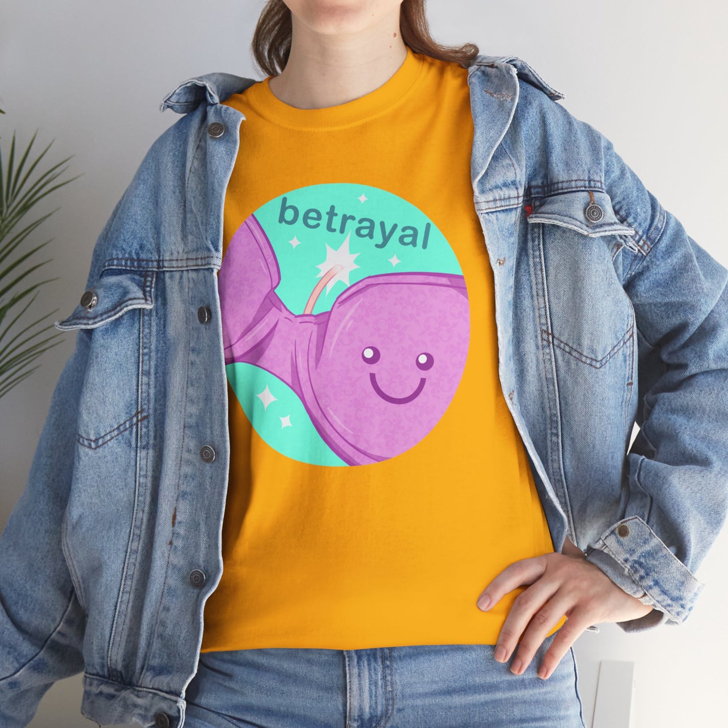 Bra Betrayal Unisex Heavy Cotton Tee