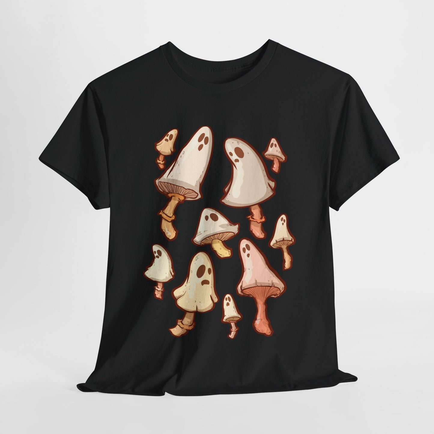 Spooky Mushrooms Unisex Heavy Cotton Tee