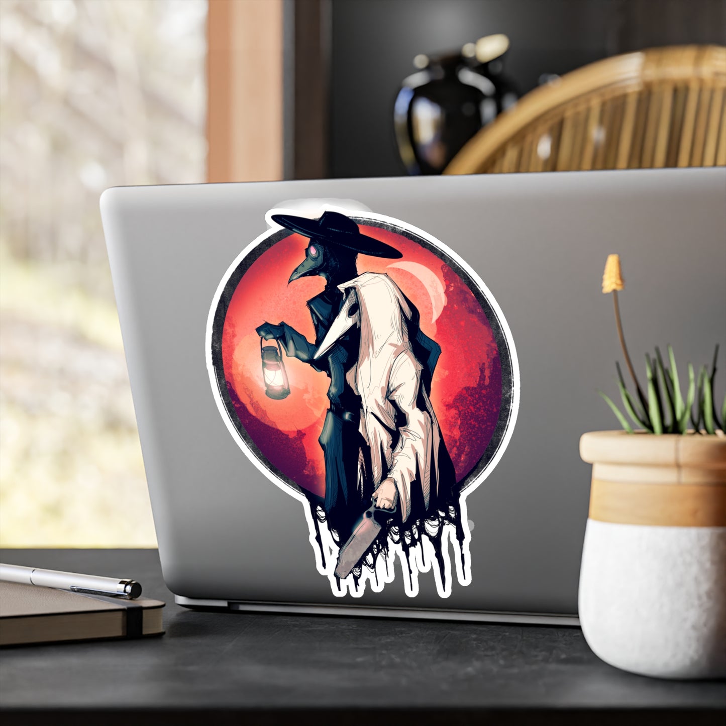 The Doctor & The Nurse Kiss-Cut Vinyl Decal