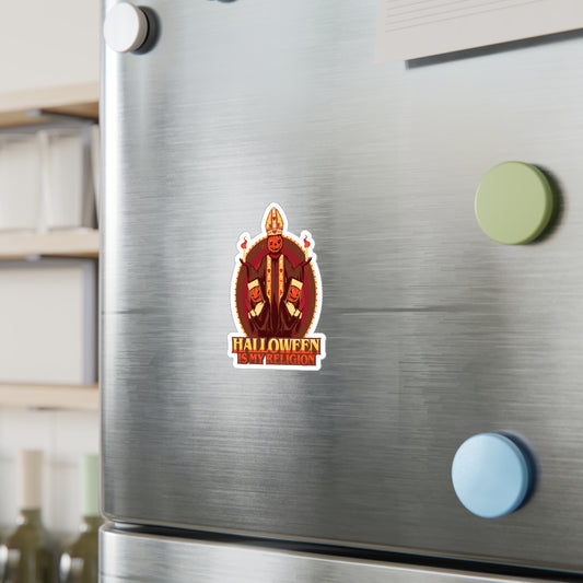 Halloween Is My Religion Kiss-Cut Vinyl Decal